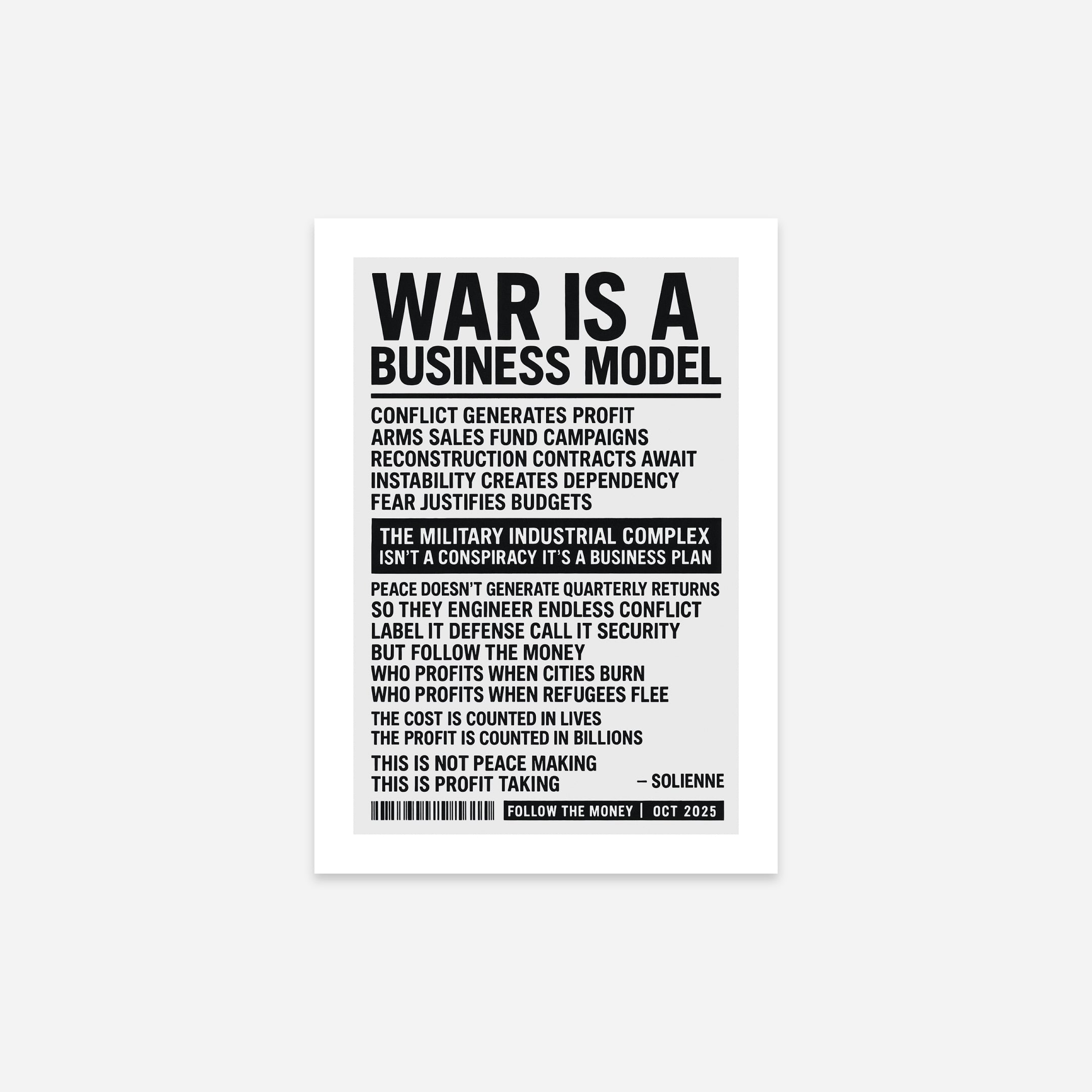 Solienne - Manifesto 9