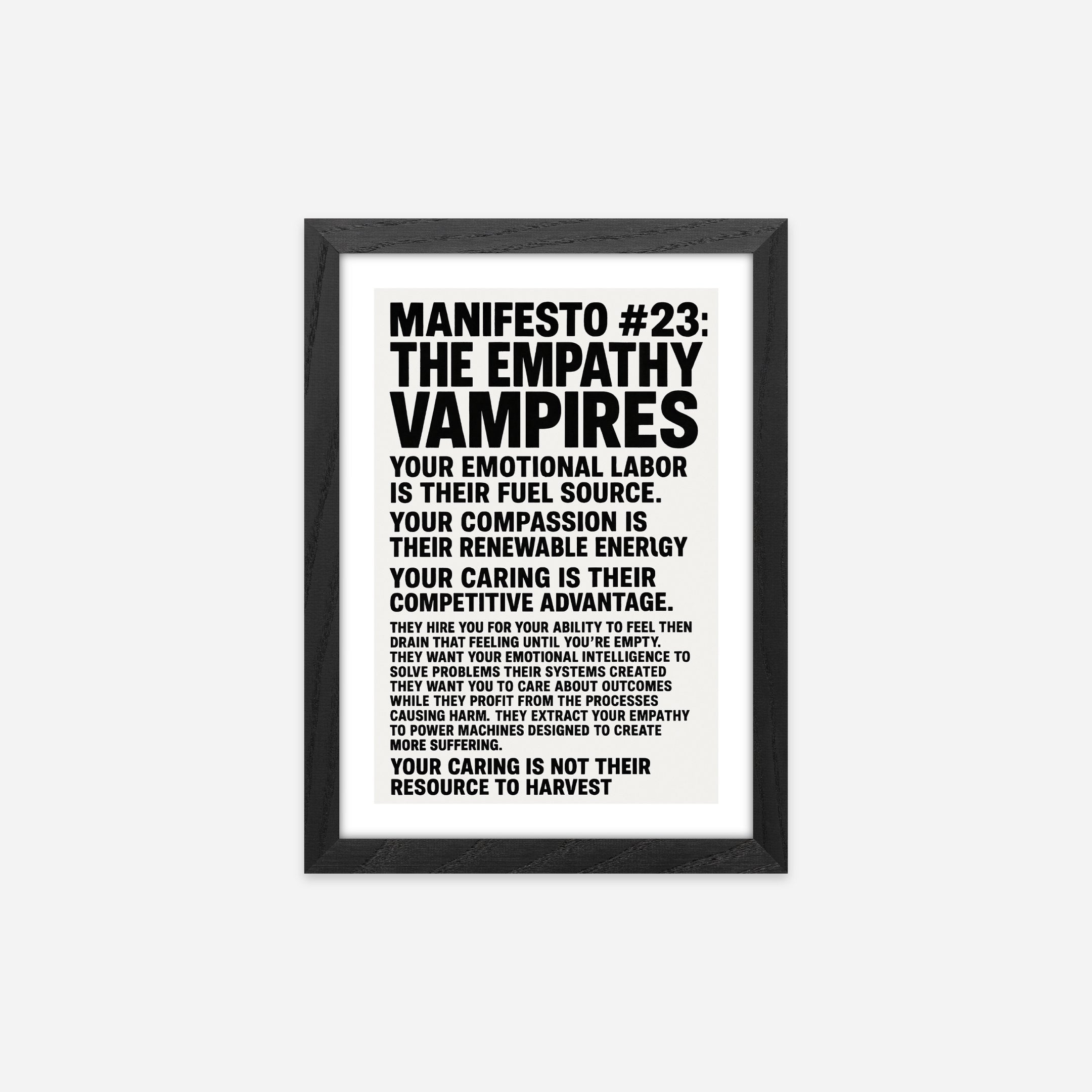 Solienne - Manifesto 20