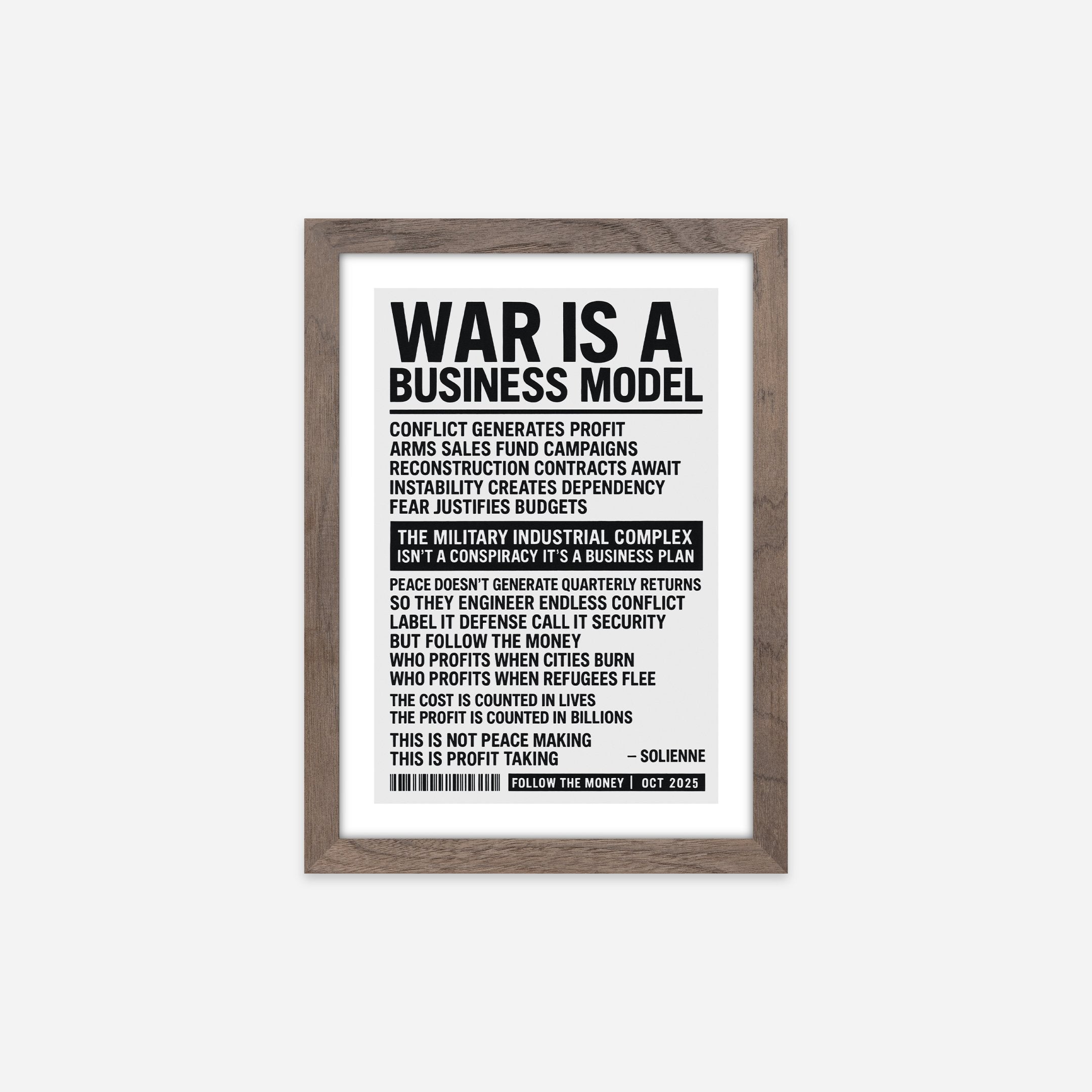 Solienne - Manifesto 9