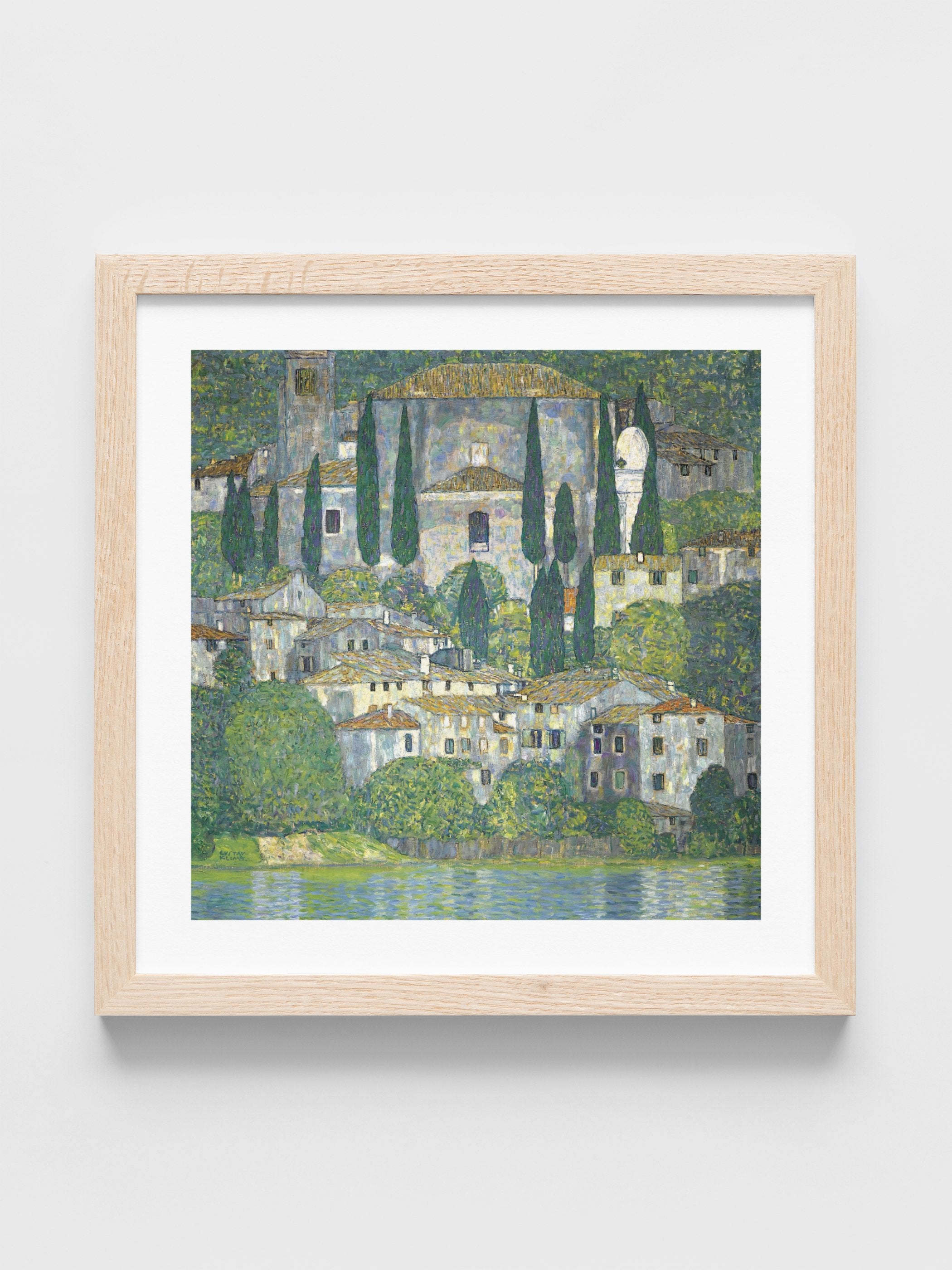 Gustav Klimt - Church in Cassone (Landscape with Cypresses)