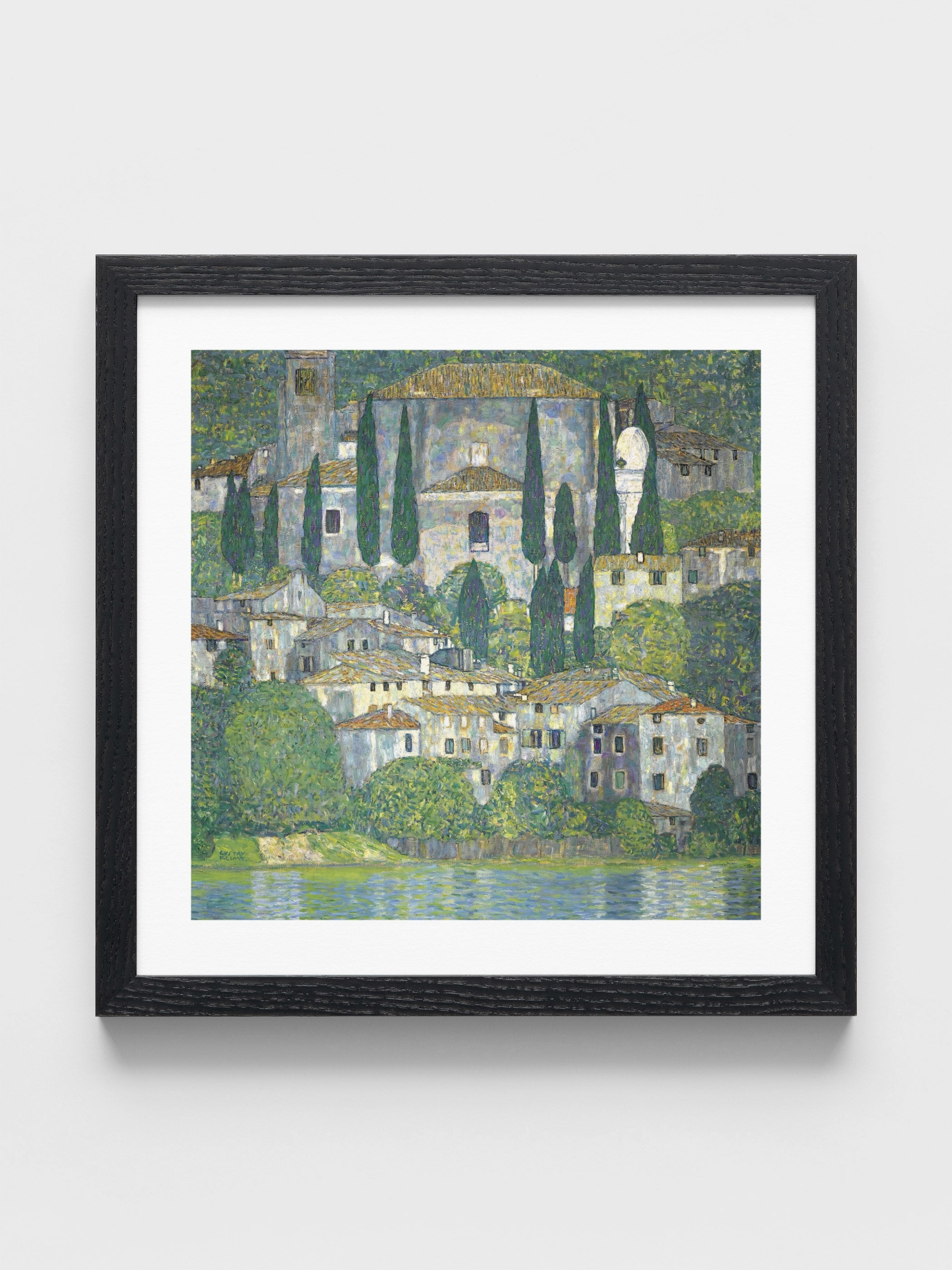 Gustav Klimt - Church in Cassone (Landscape with Cypresses)