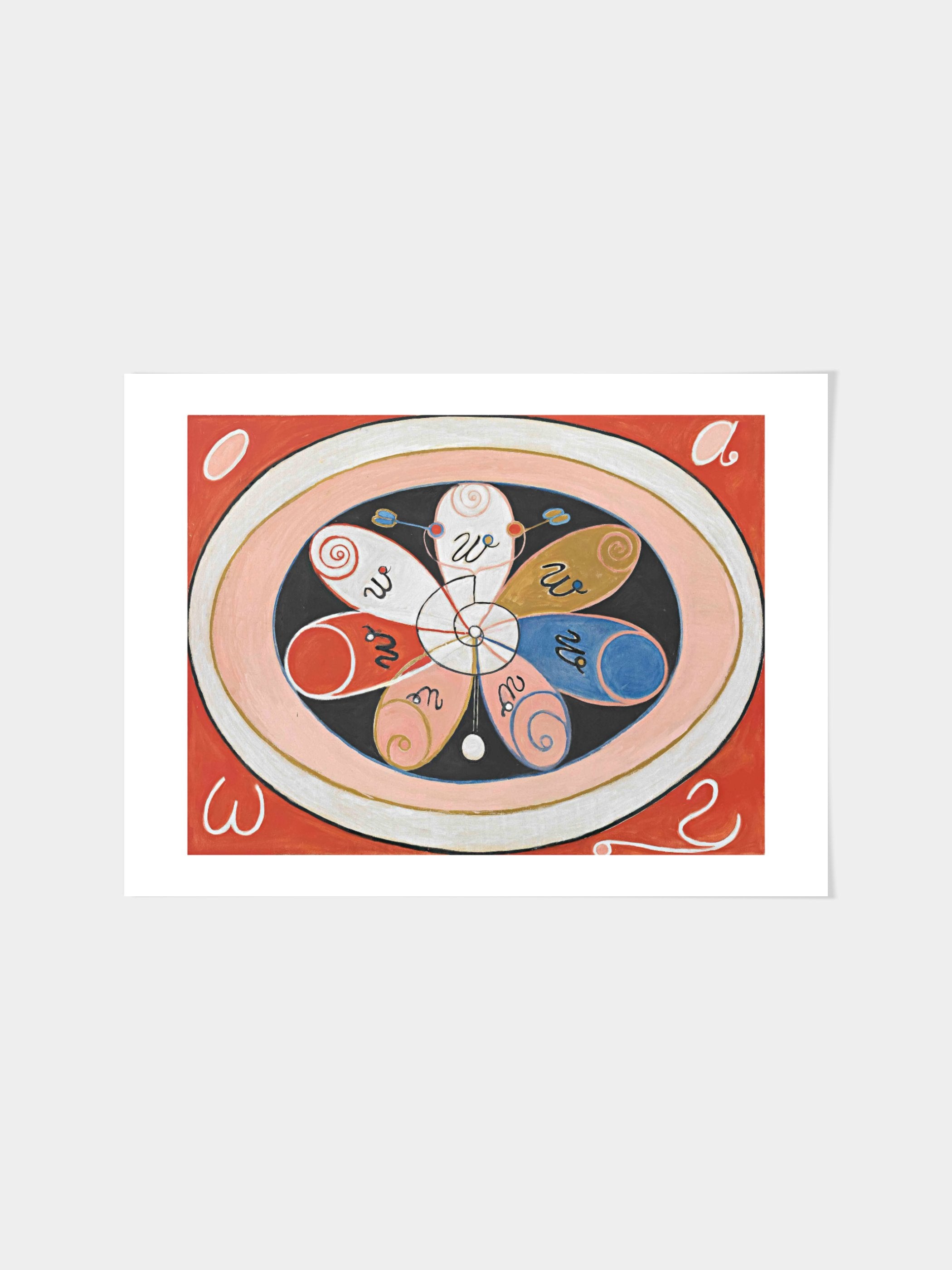 Hilma af Klint - Evolution, No. 15, Group IV, The Seven-Pointed Stars
