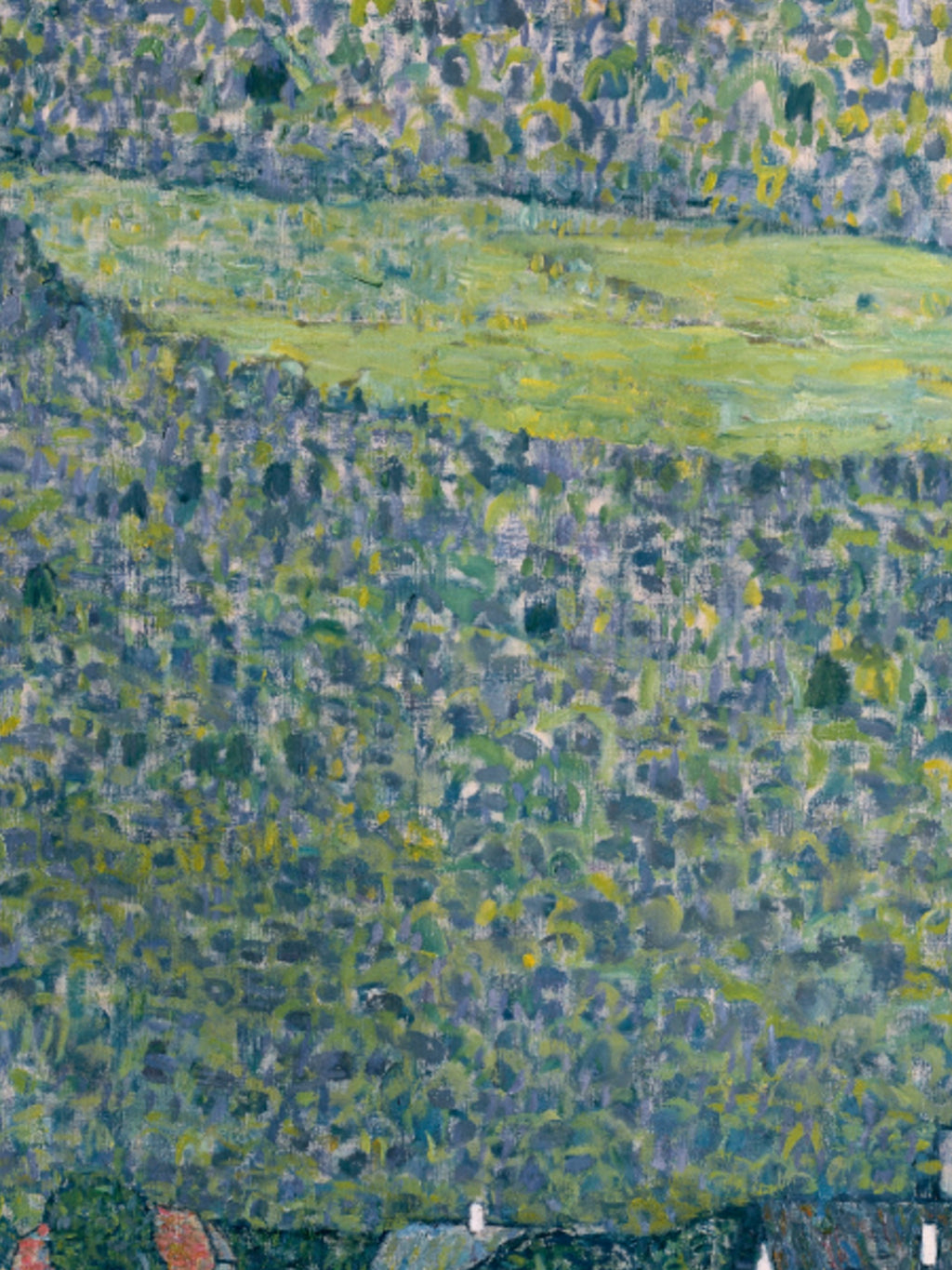 Gustav Klimt - View of a Chateau Unterach on Lake Attersee