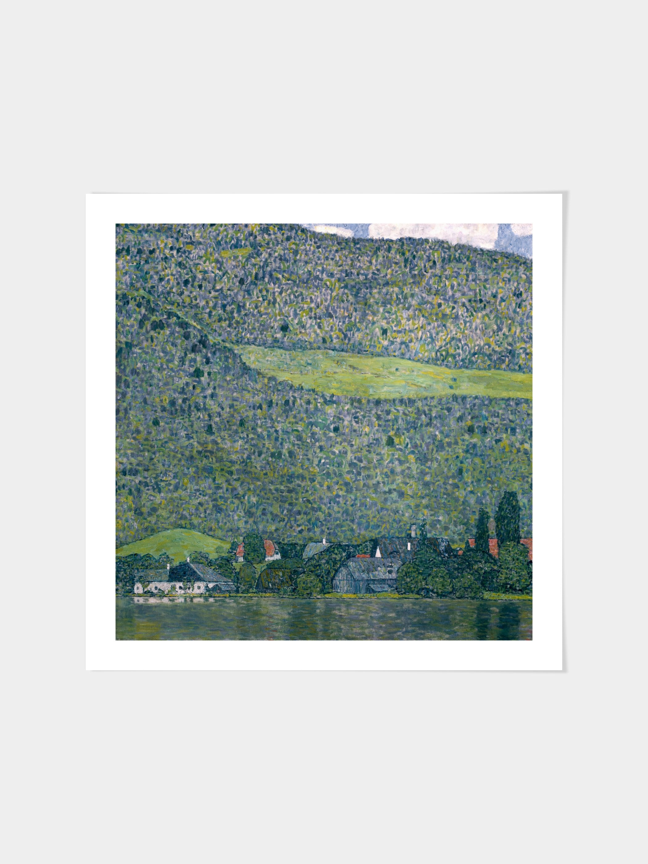 Gustav Klimt - View of a Chateau Unterach on Lake Attersee