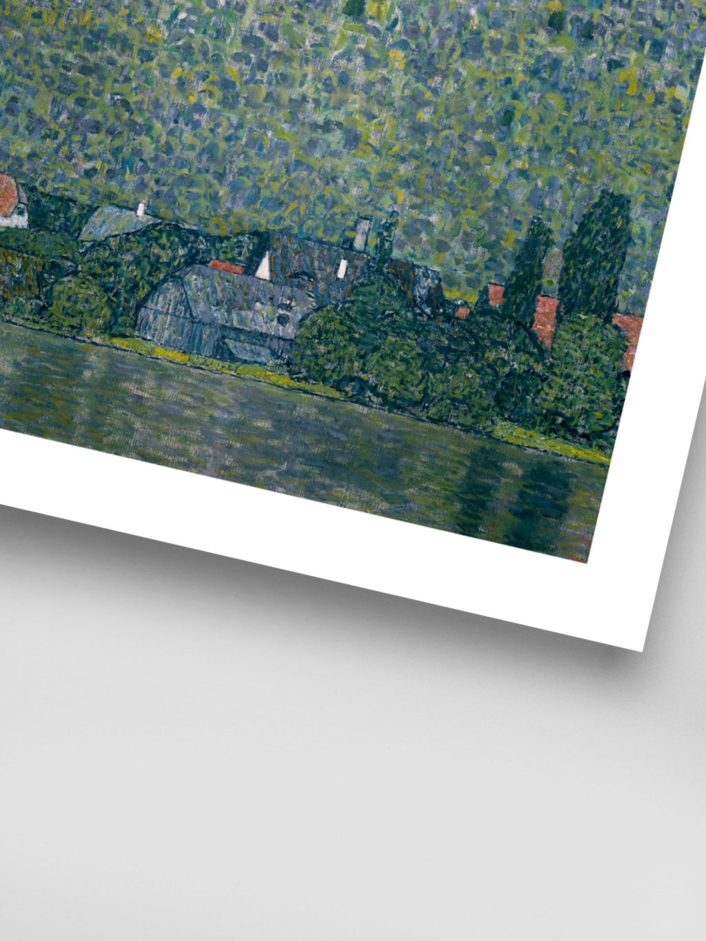 Gustav Klimt - View of a Chateau Unterach on Lake Attersee