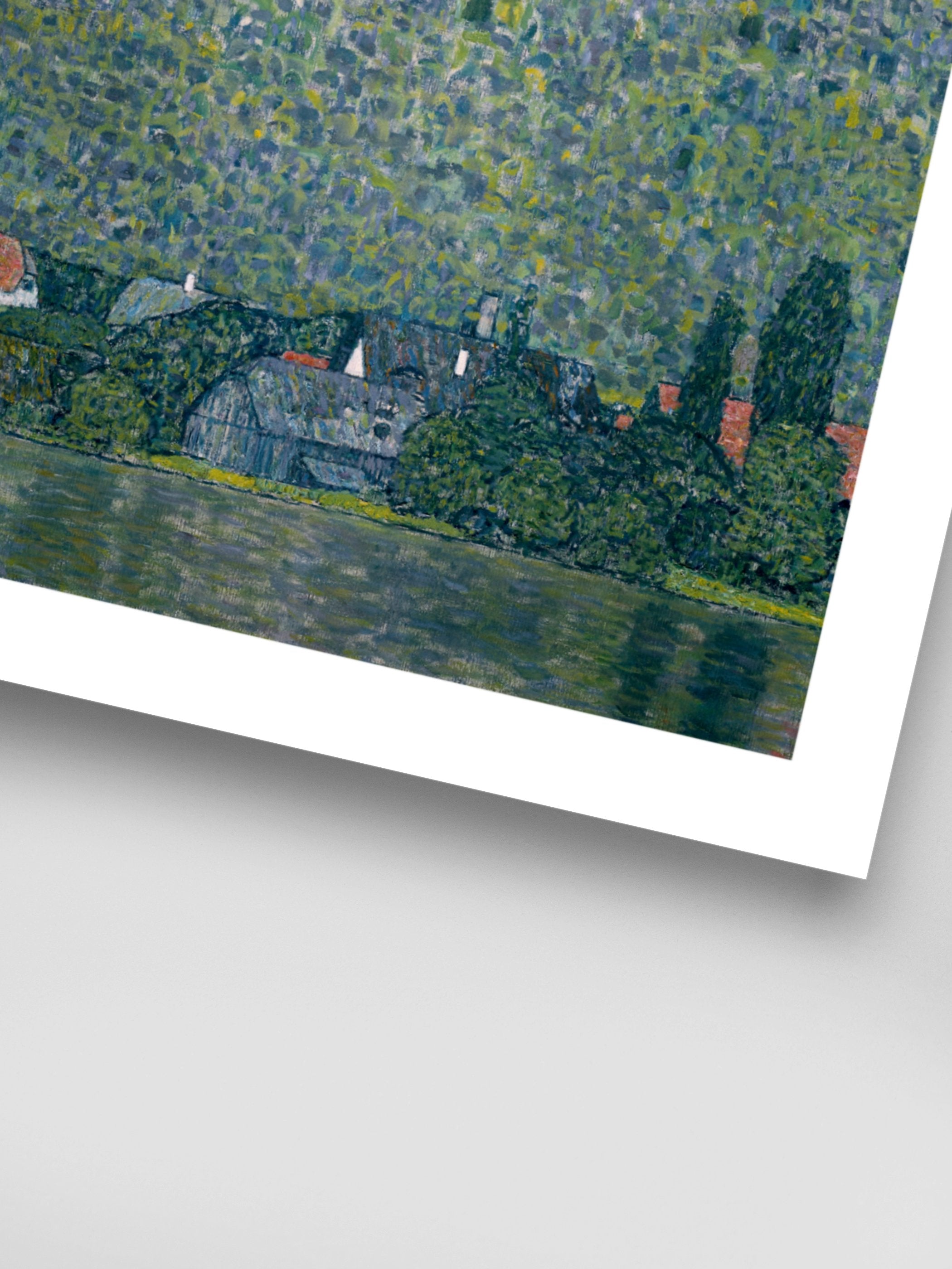 Gustav Klimt - View of a Chateau Unterach on Lake Attersee