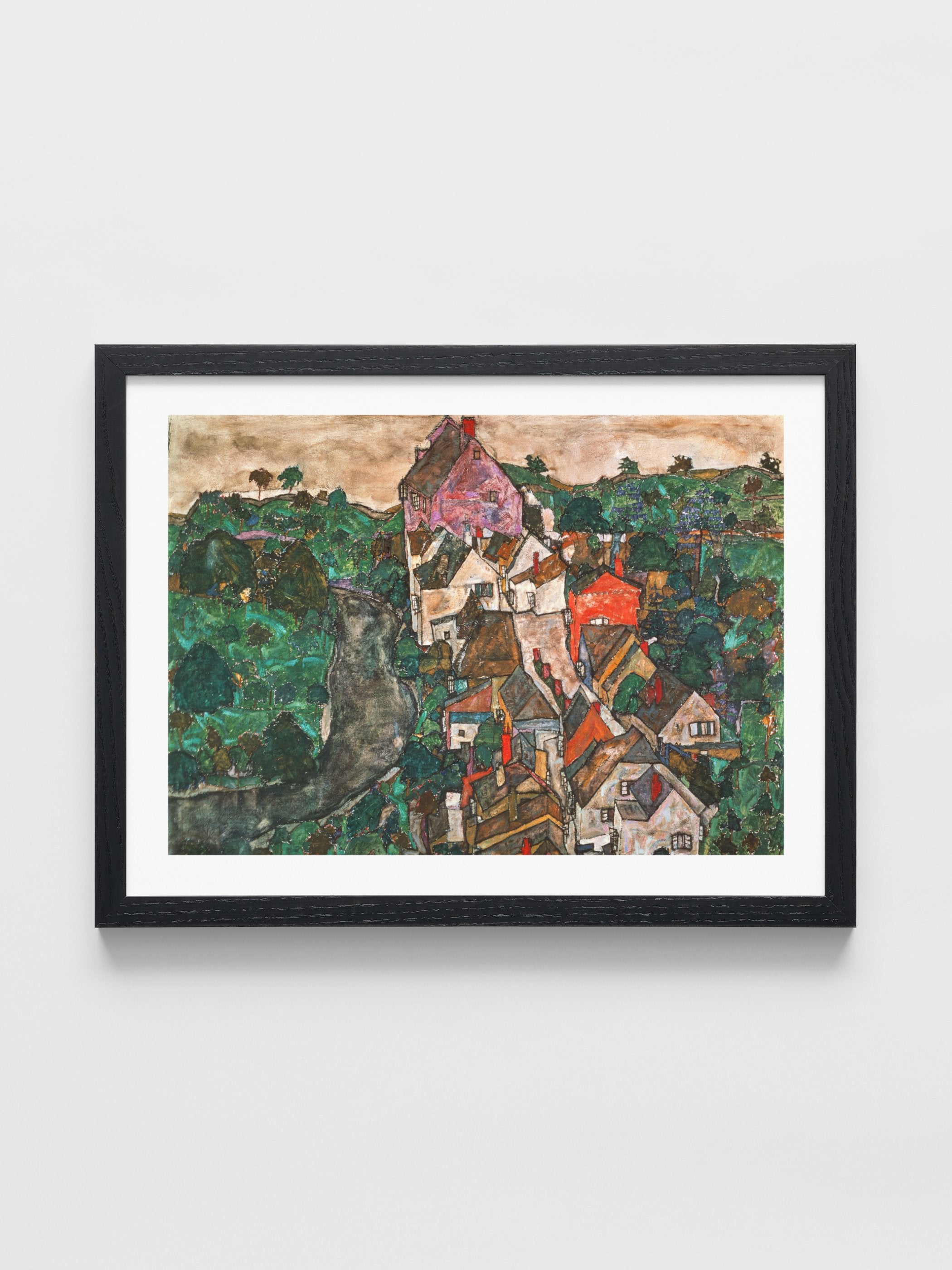 Egon Schiele - Landscape at Krumau