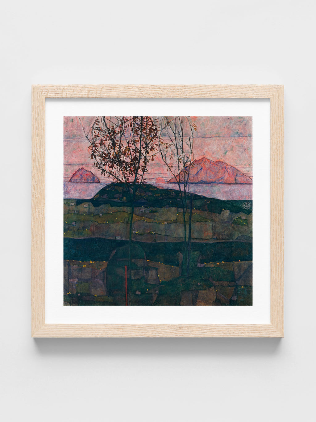 Egon Schiele - Setting Sun