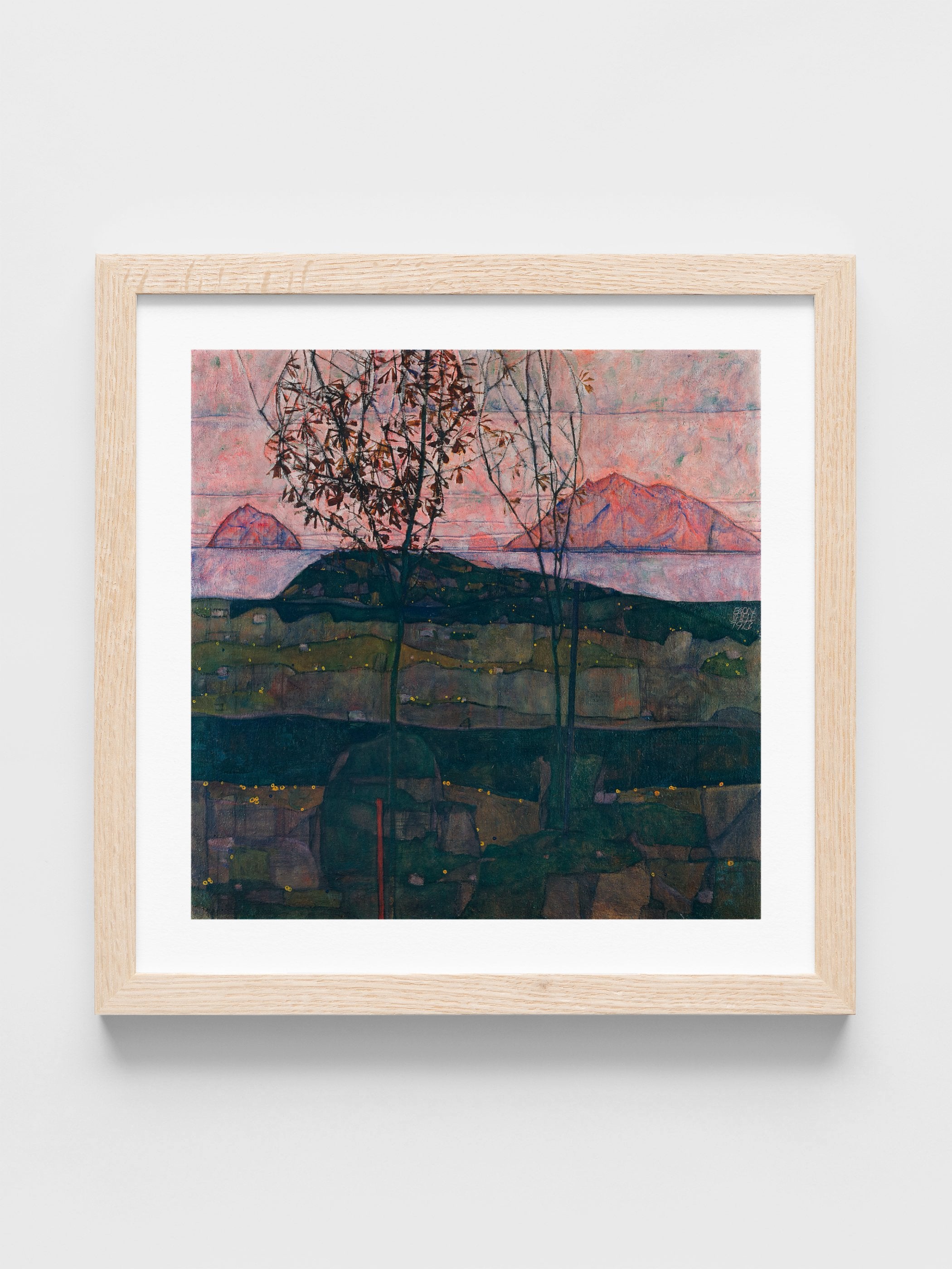 Egon Schiele - Setting Sun