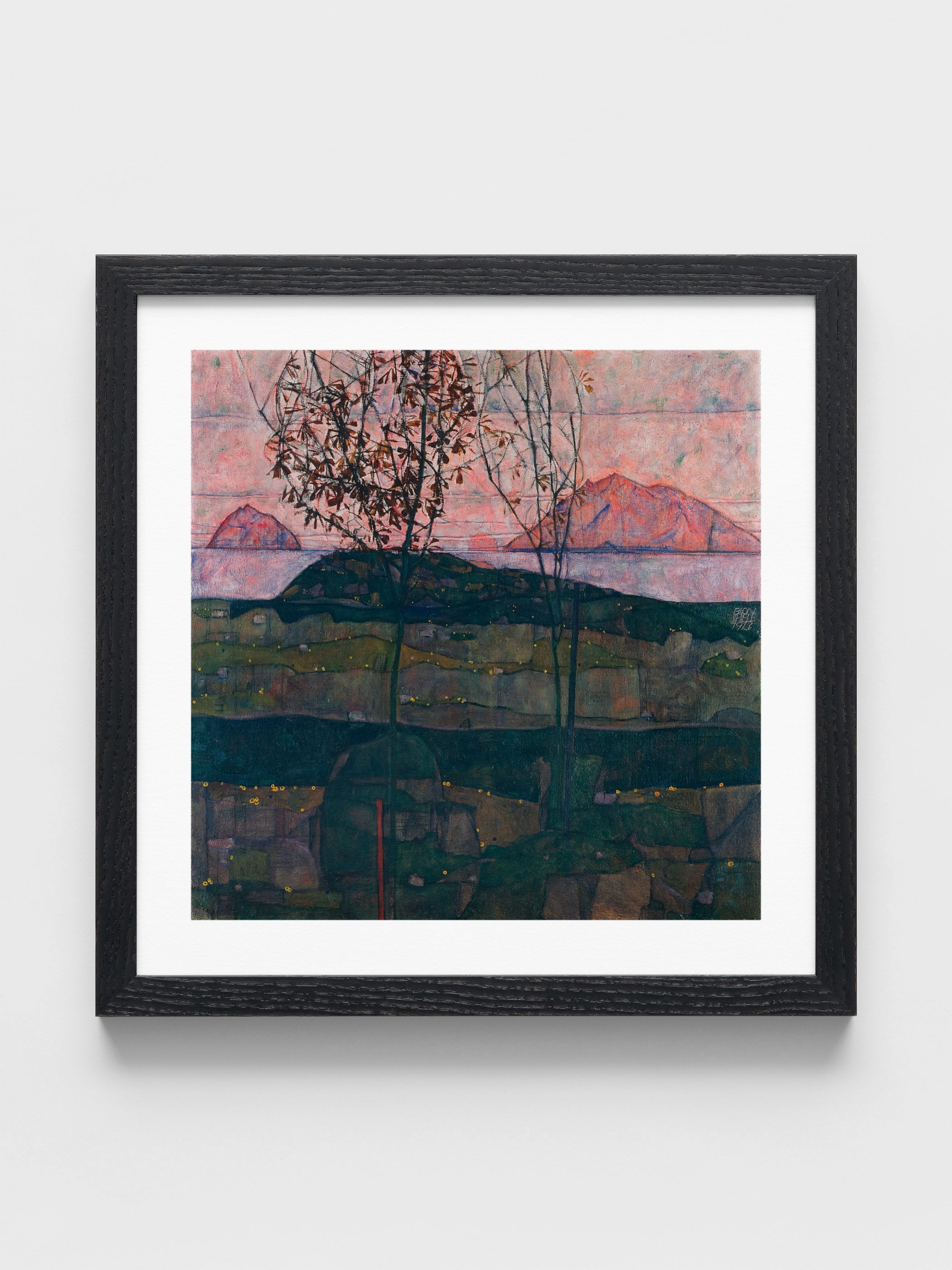Egon Schiele - Setting Sun