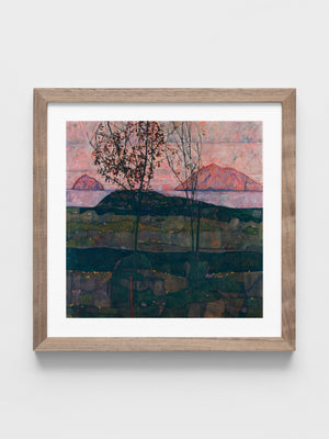 Egon Schiele - Setting Sun