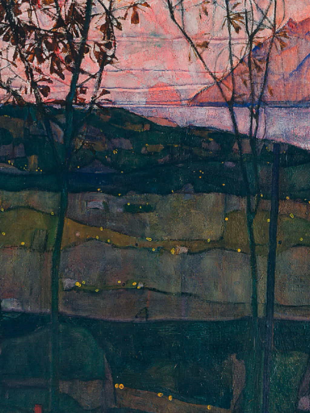 Egon Schiele - Setting Sun