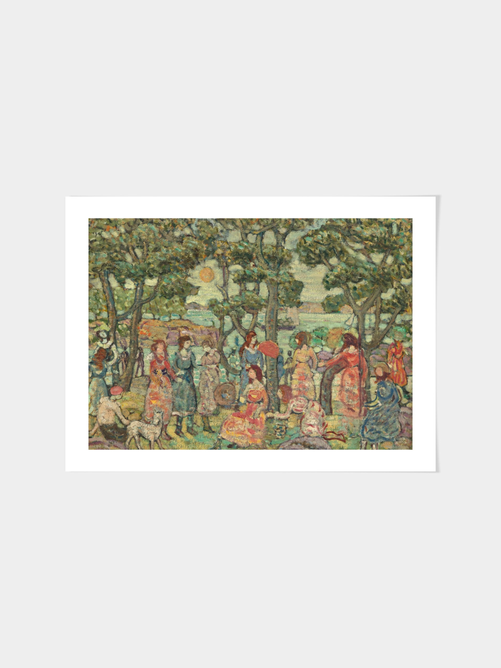 Maurice Prendergast - Landscape with Figures