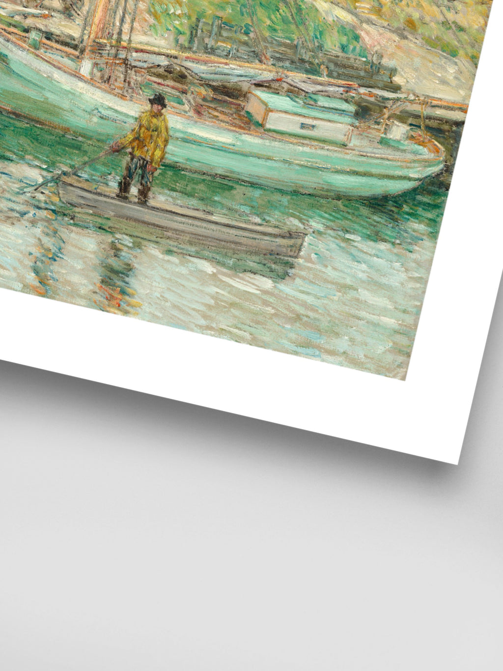 Childe Hassam - Oyster Sloop, Cos Cob