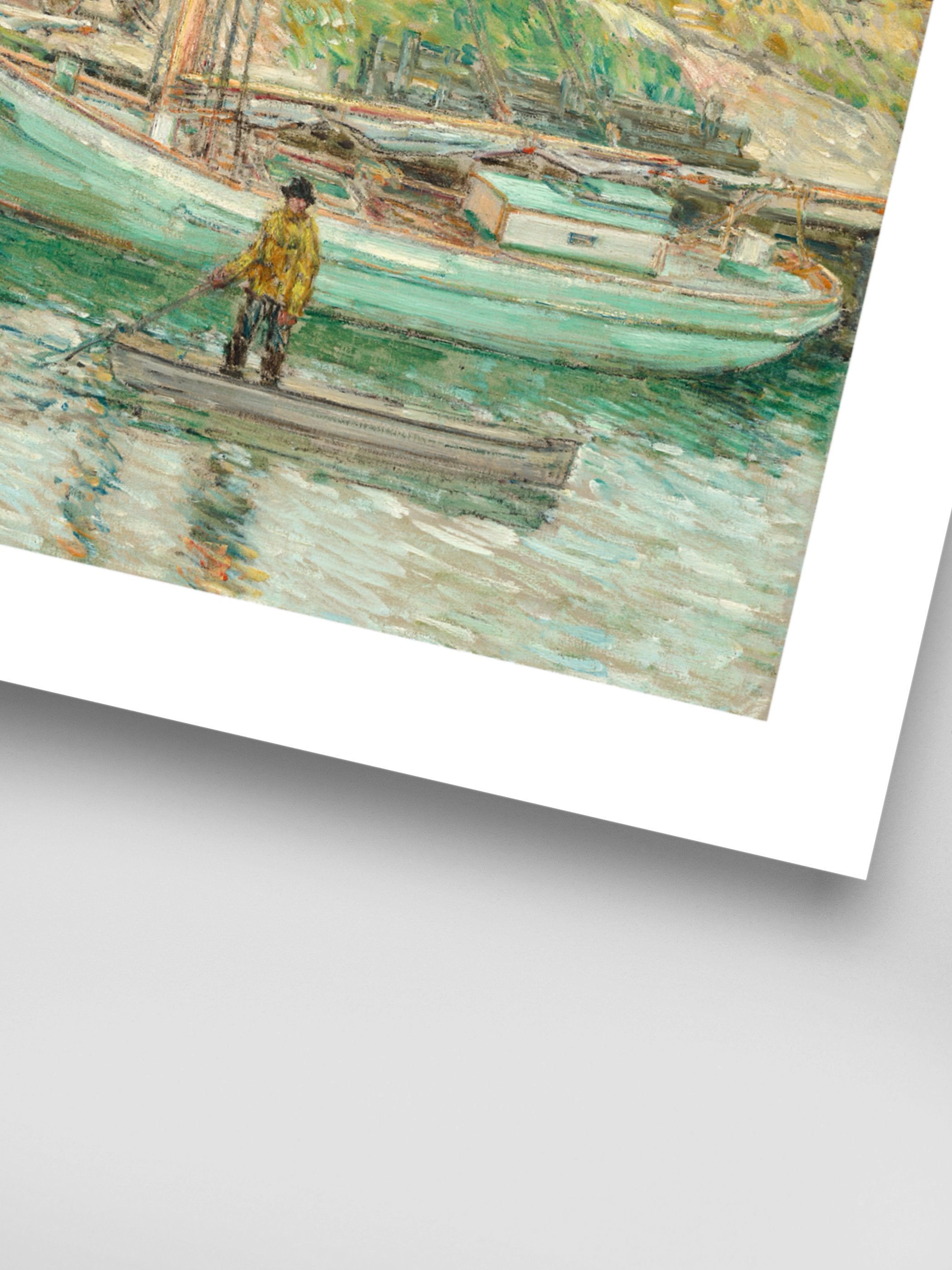 Childe Hassam - Oyster Sloop, Cos Cob