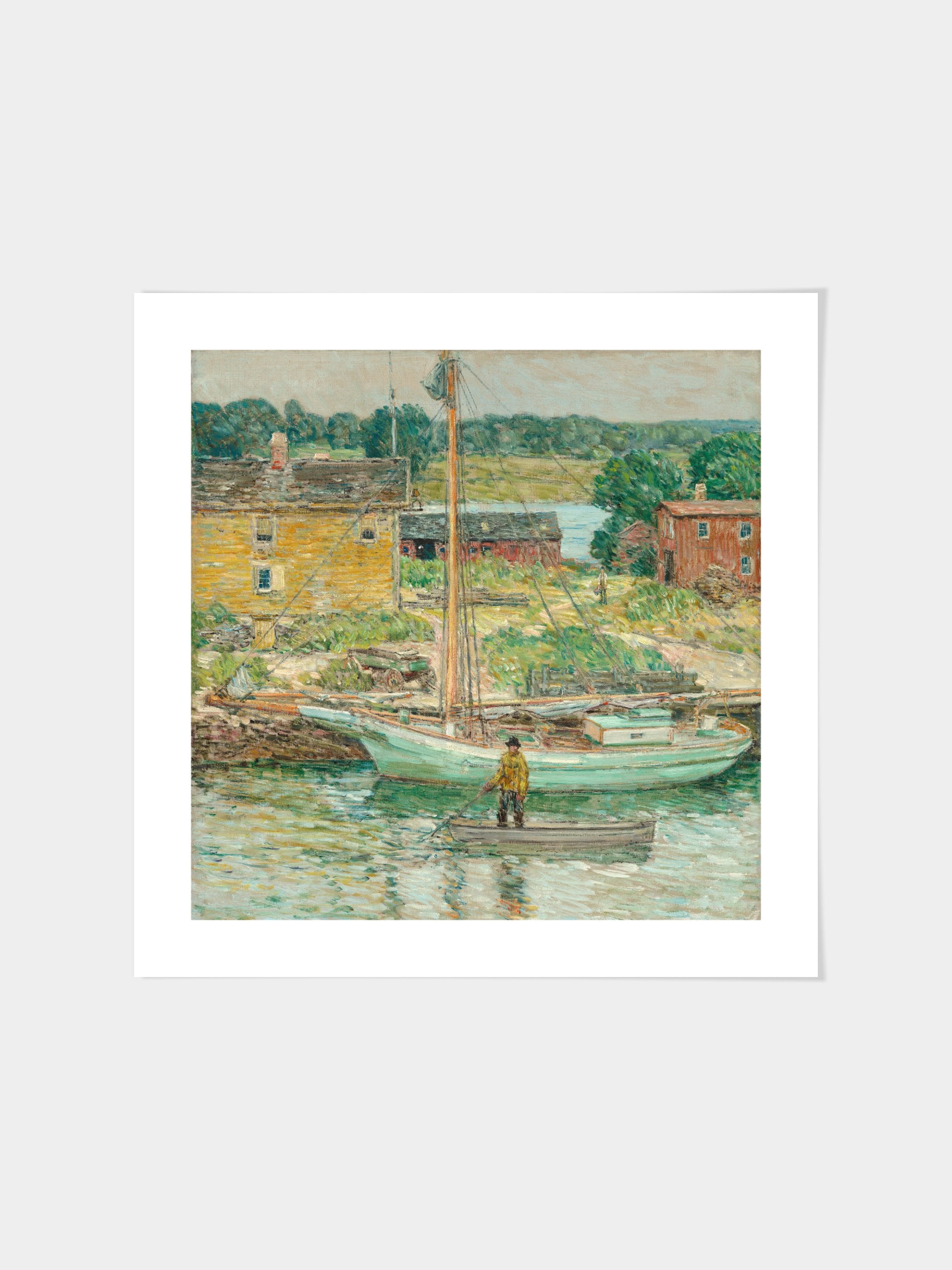 Childe Hassam - Oyster Sloop, Cos Cob