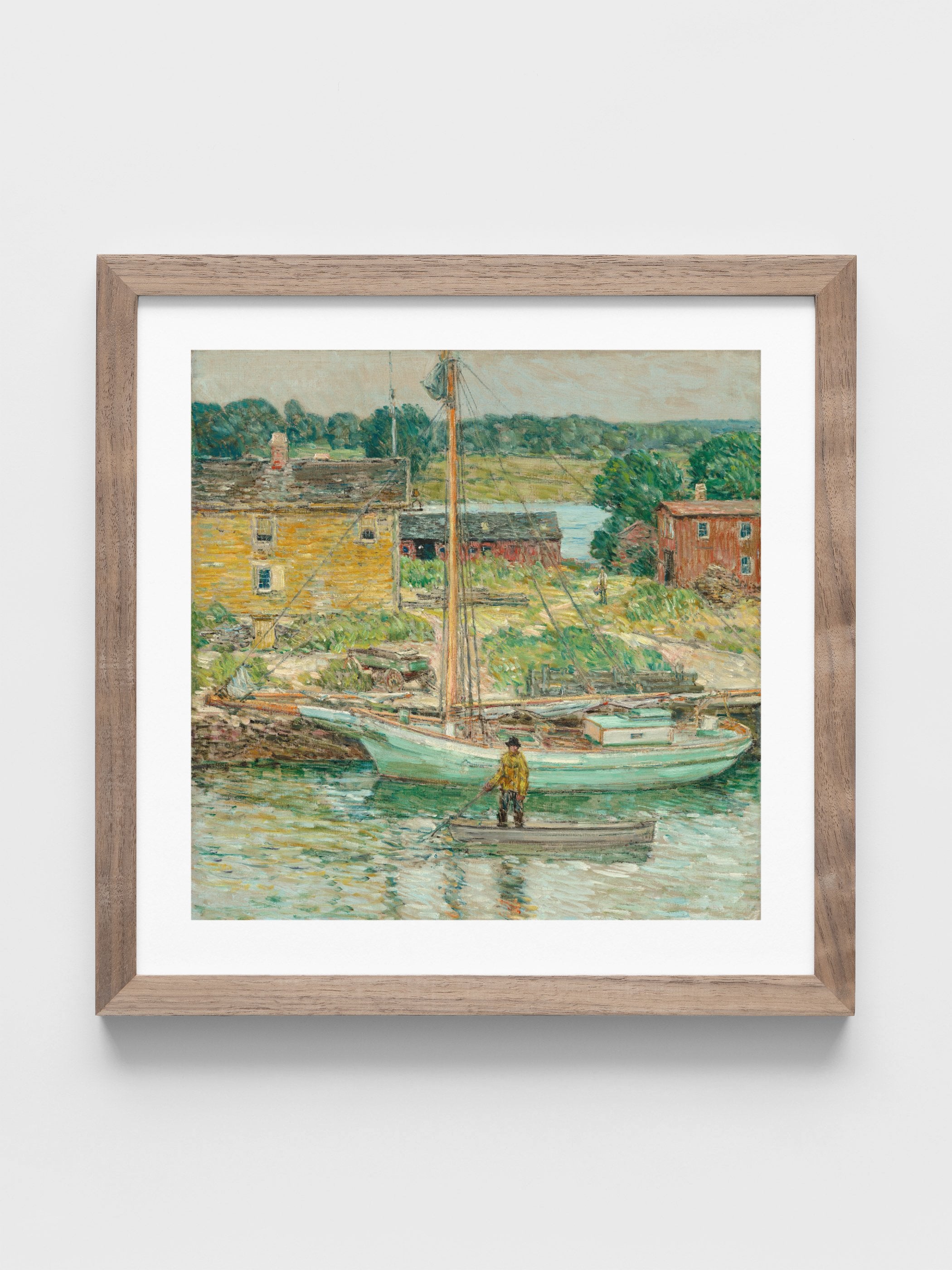 Childe Hassam - Oyster Sloop, Cos Cob