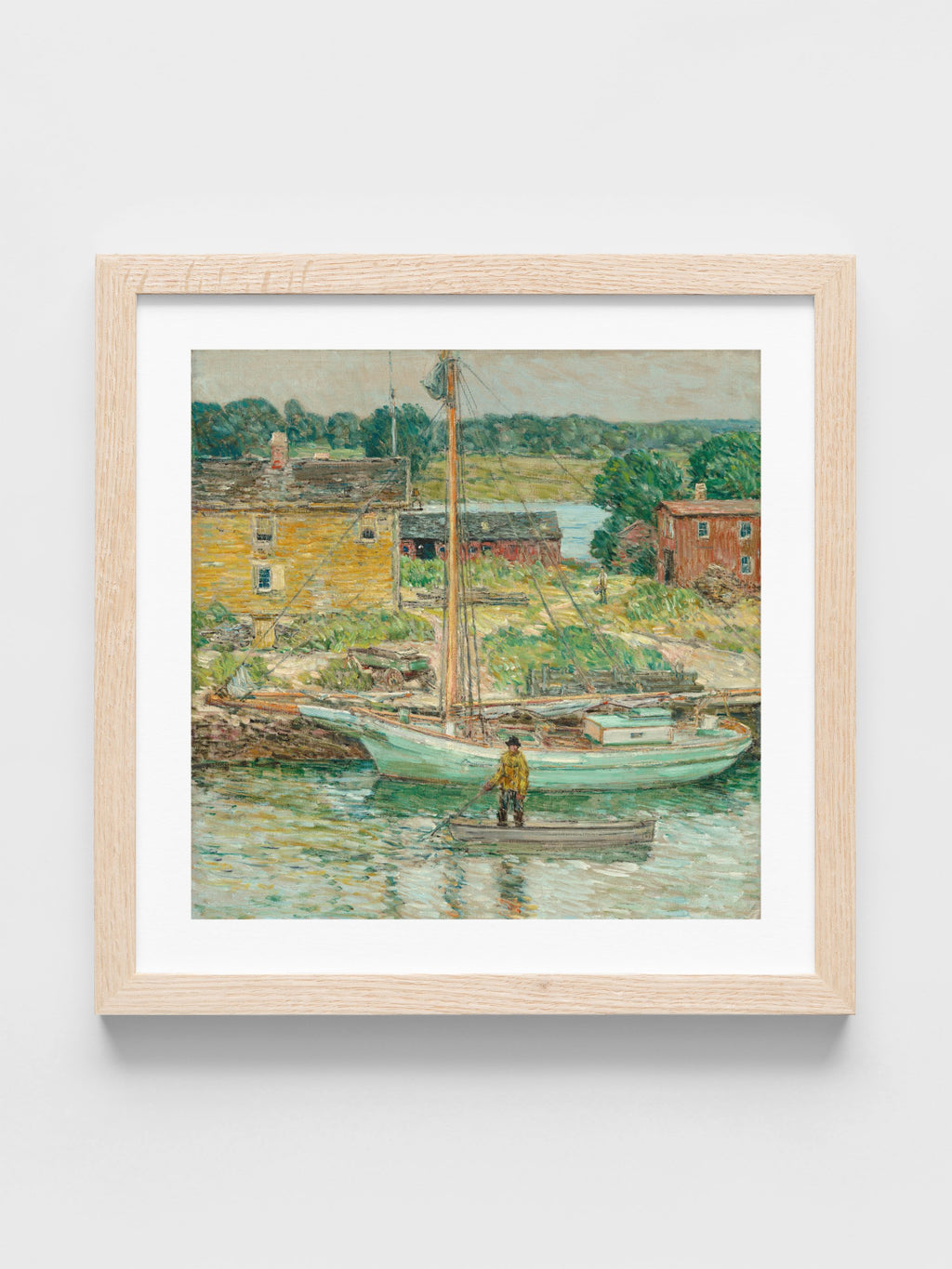 Childe Hassam - Oyster Sloop, Cos Cob