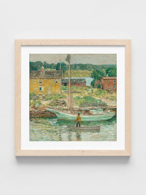 Childe Hassam - Oyster Sloop, Cos Cob