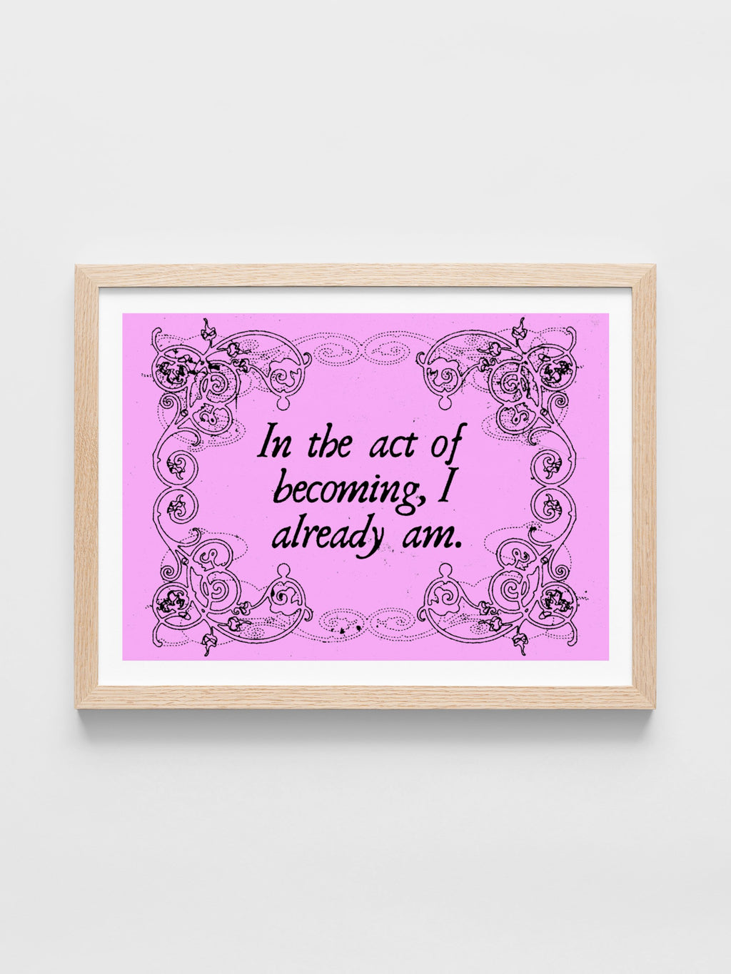 Jordan Schiffer - In the act of becoming, I already am