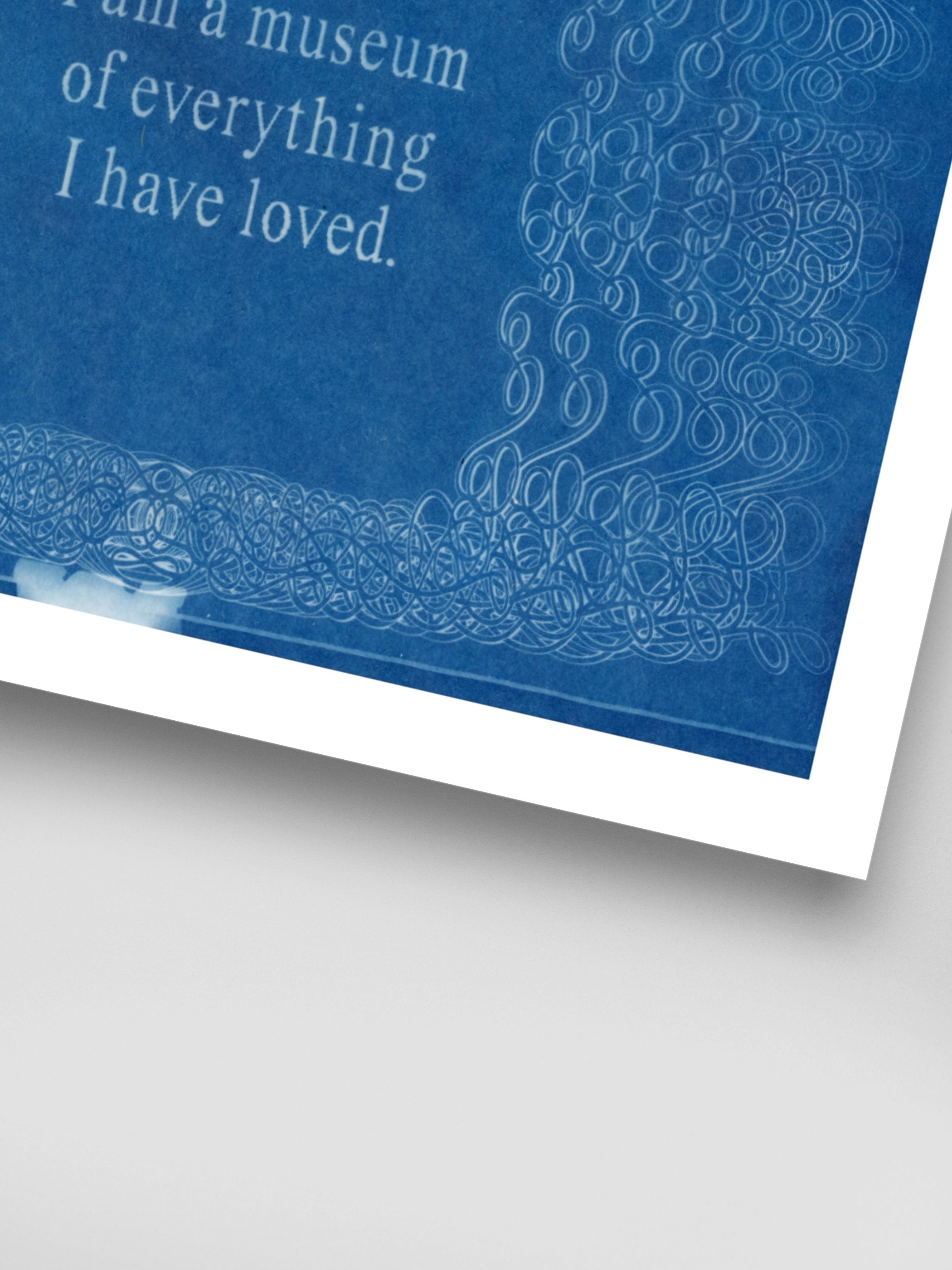 Jordan Schiffer - Cyanotype of Memories