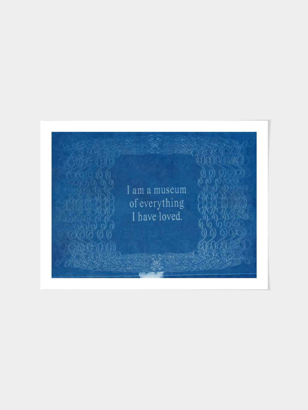 Jordan Schiffer - Cyanotype of Memories