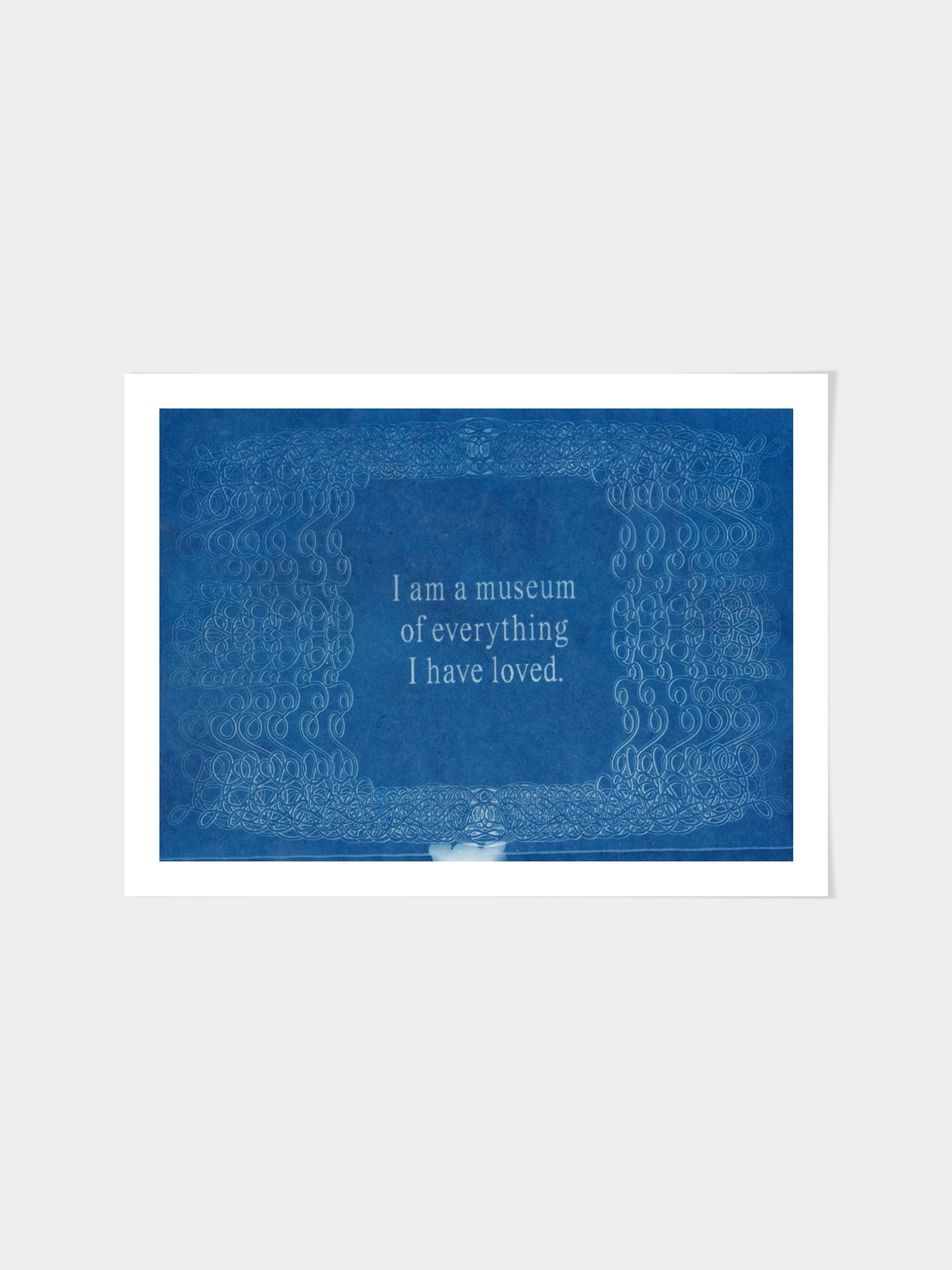 Jordan Schiffer - Cyanotype of Memories