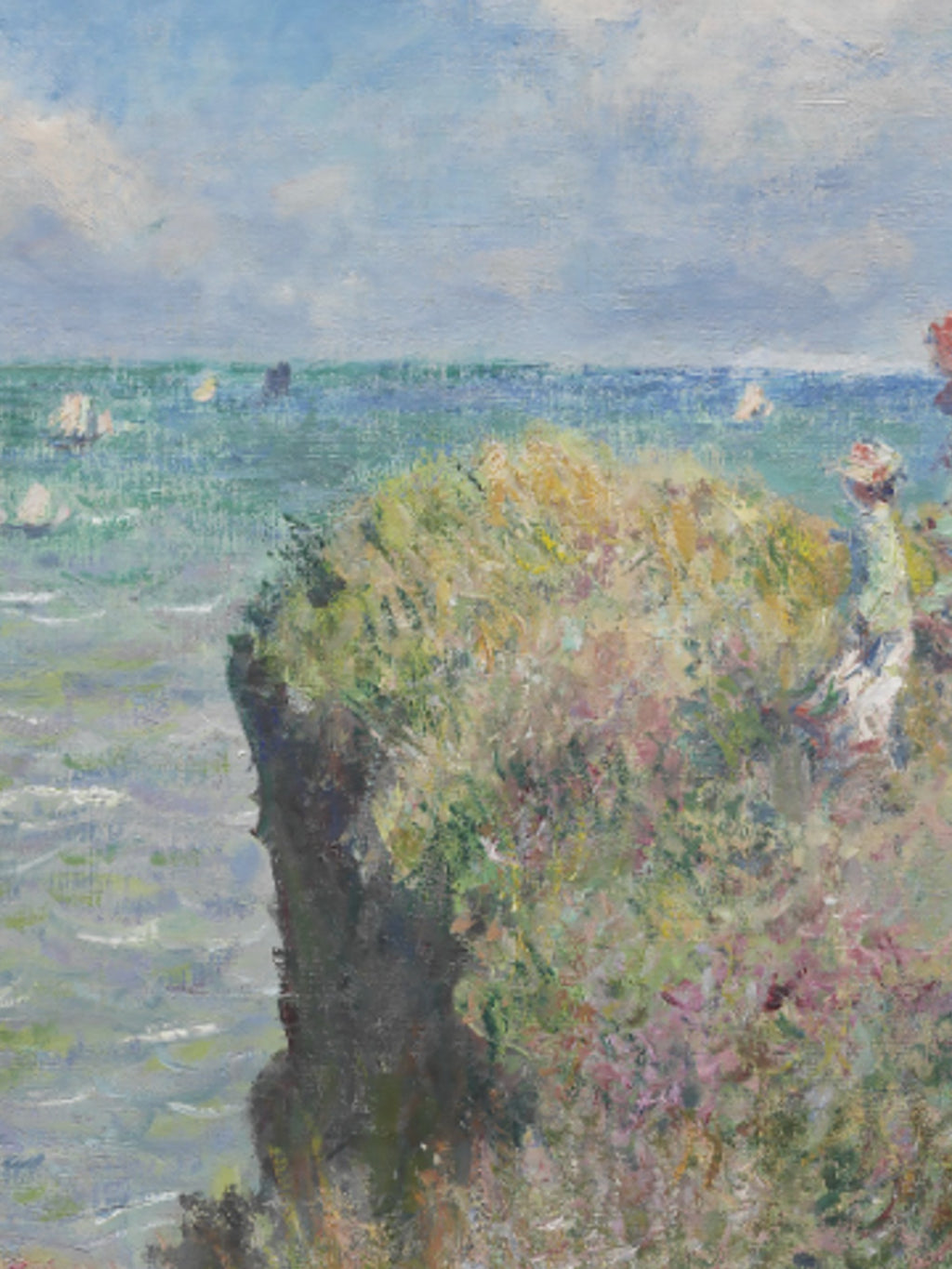 Claude Monet - Cliff Walk at Pourville