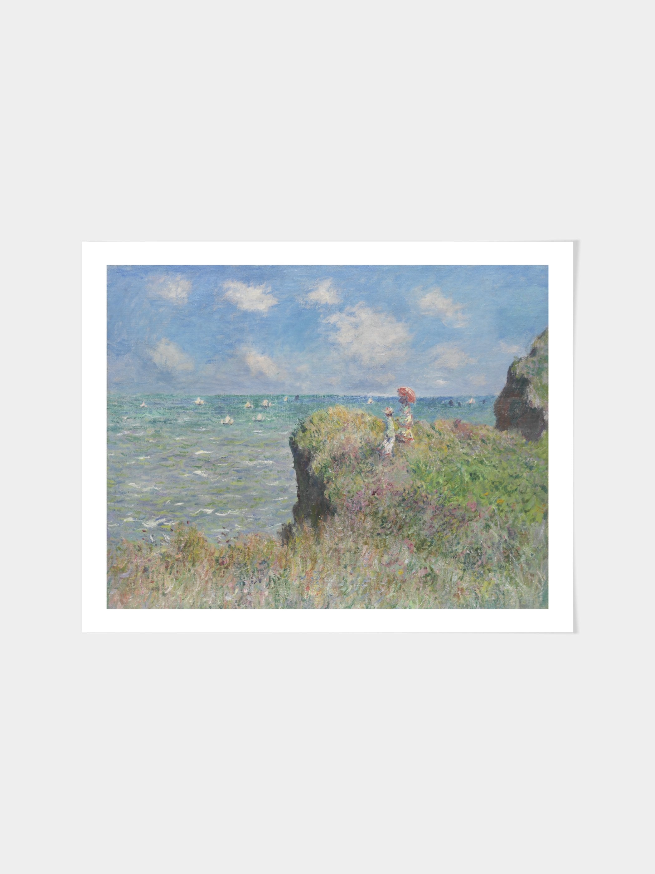 Claude Monet - Cliff Walk at Pourville