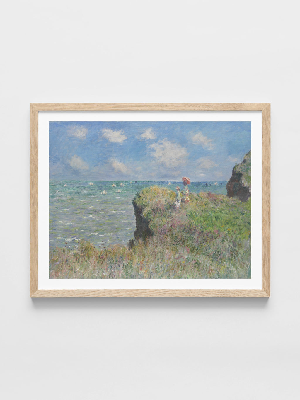 Claude Monet - Cliff Walk at Pourville