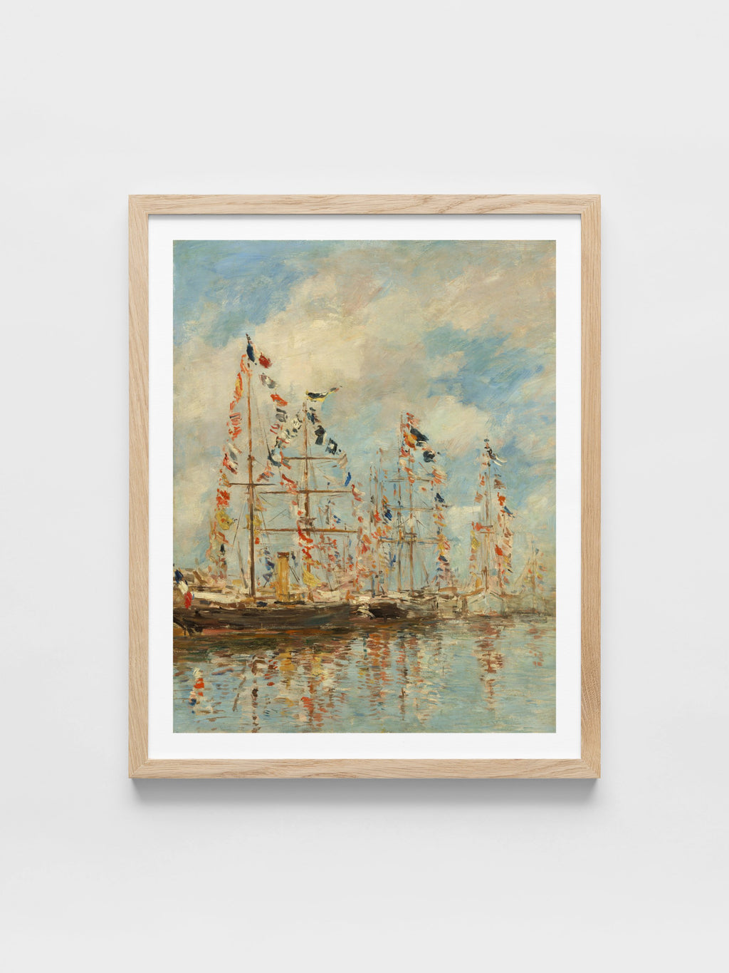 Eugène Boudin - Yacht Basin at Trouville-Deauville