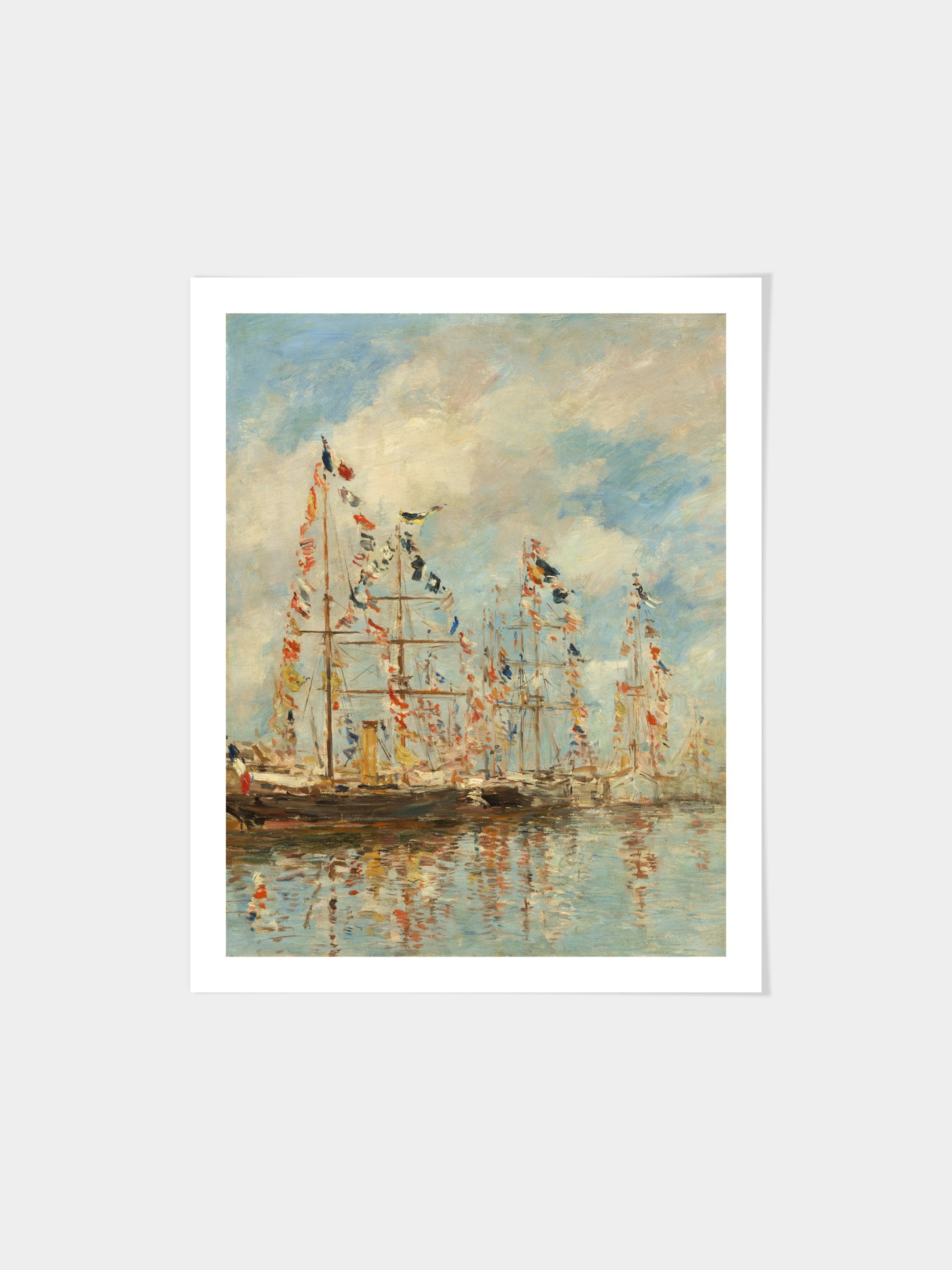 Eugène Boudin - Yacht Basin at Trouville-Deauville
