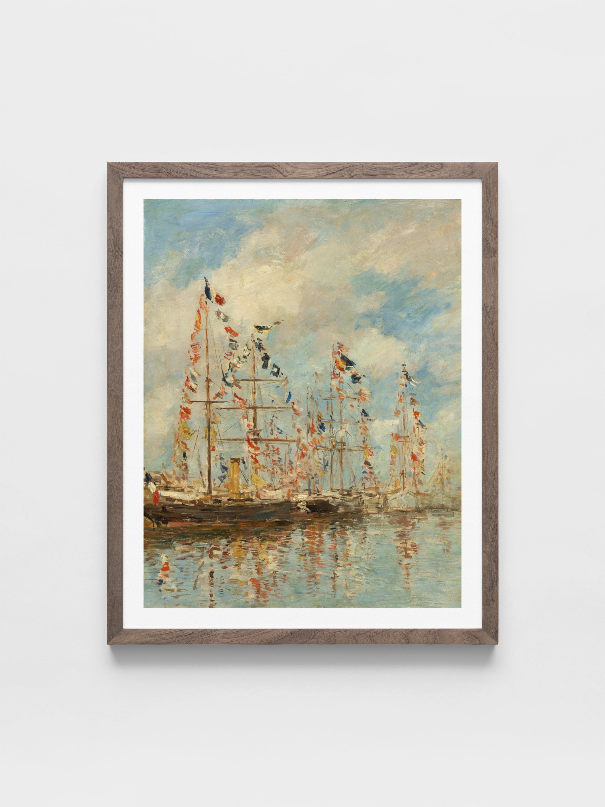 Eugène Boudin - Yacht Basin at Trouville-Deauville