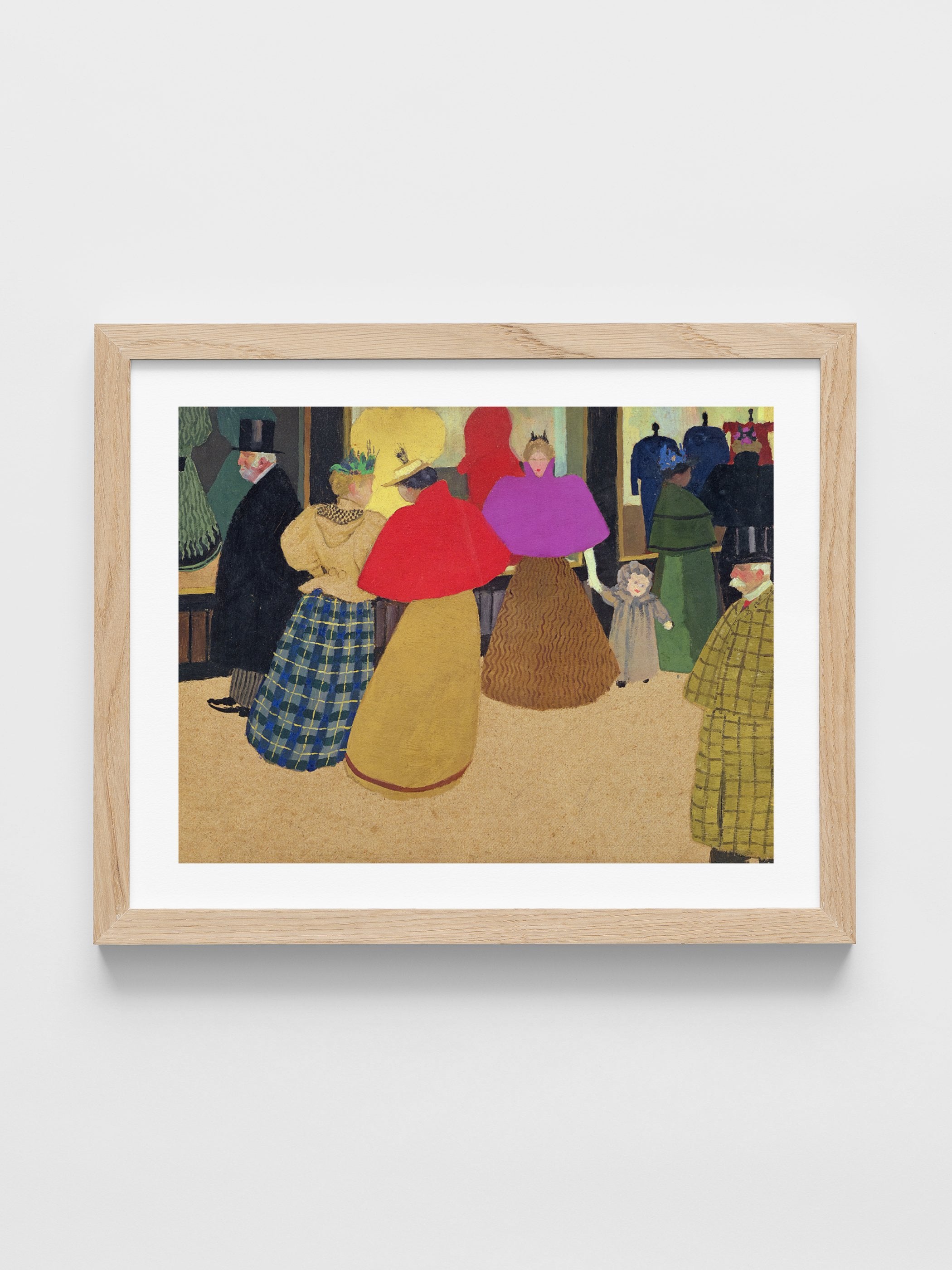 Felix Edouard Vallotton - Les Passants' or 'Street Scene'