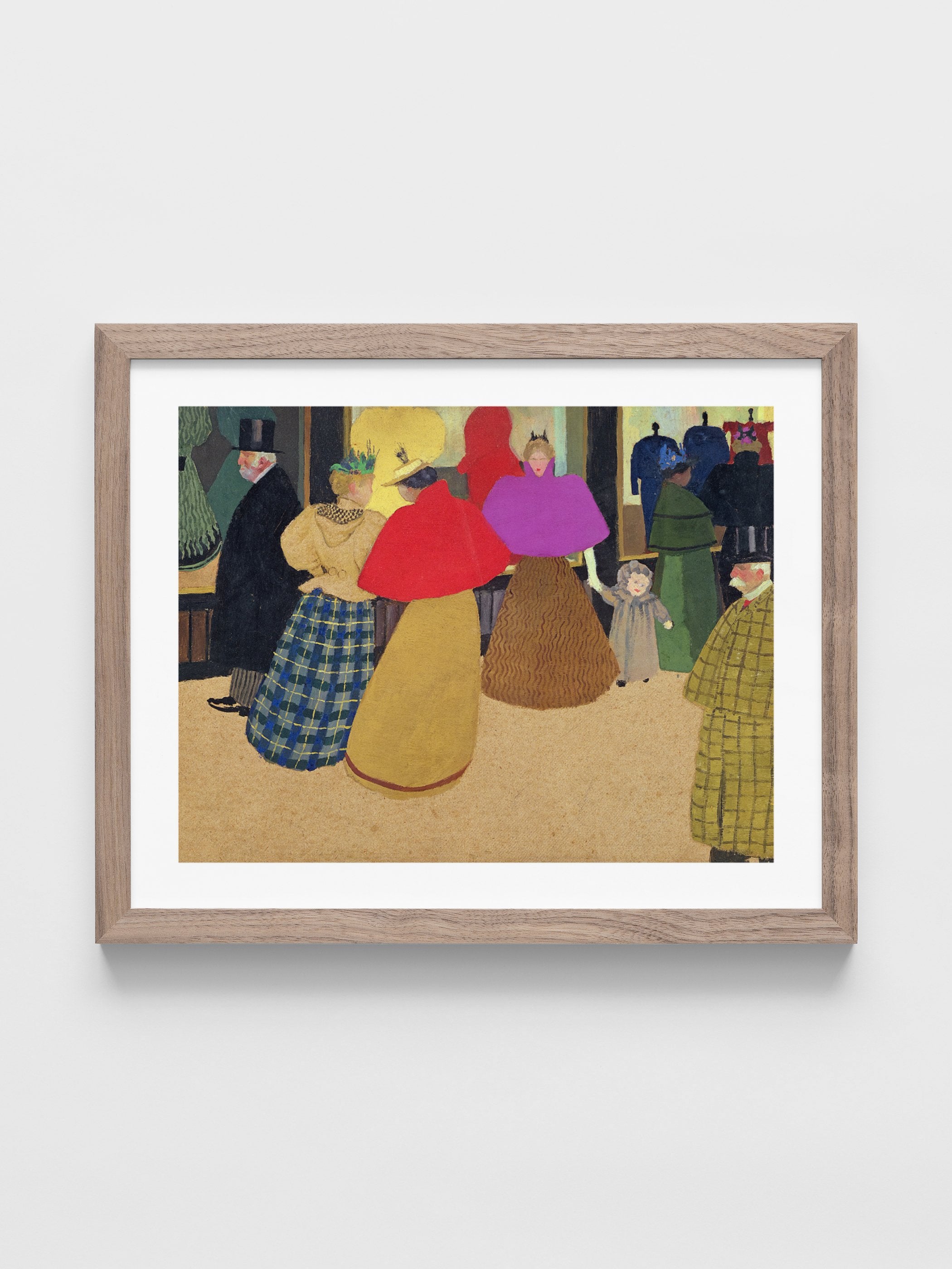 Felix Edouard Vallotton - Les Passants' or 'Street Scene'