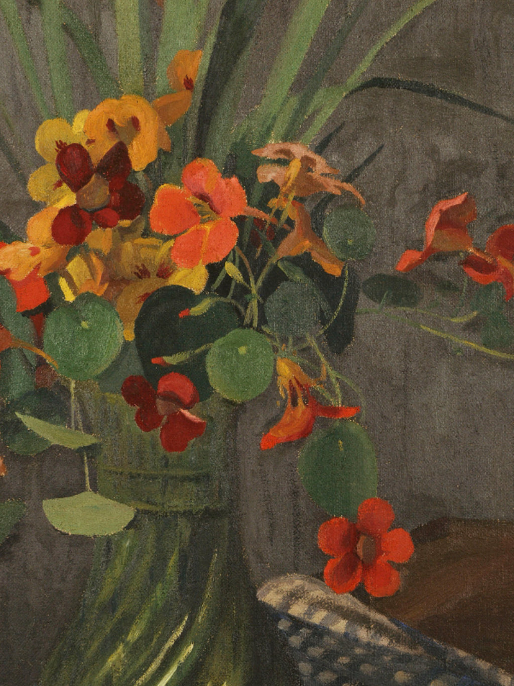 Felix Edouard Vallotton - Nasturtiums; Capucines
