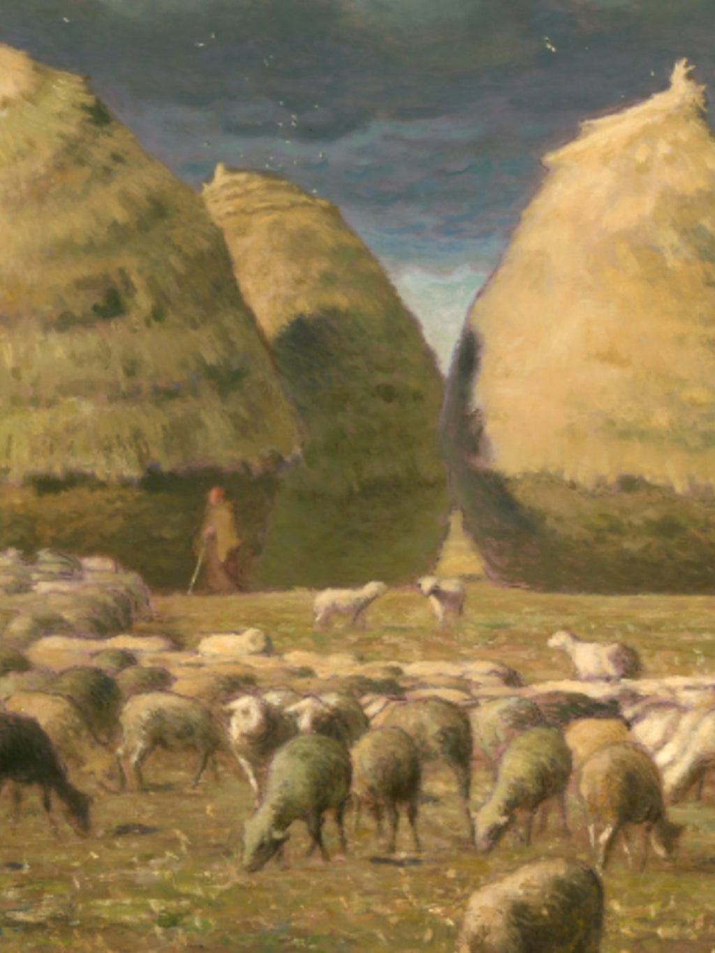 Jean-Francois Millet - Haystacks: Autumn