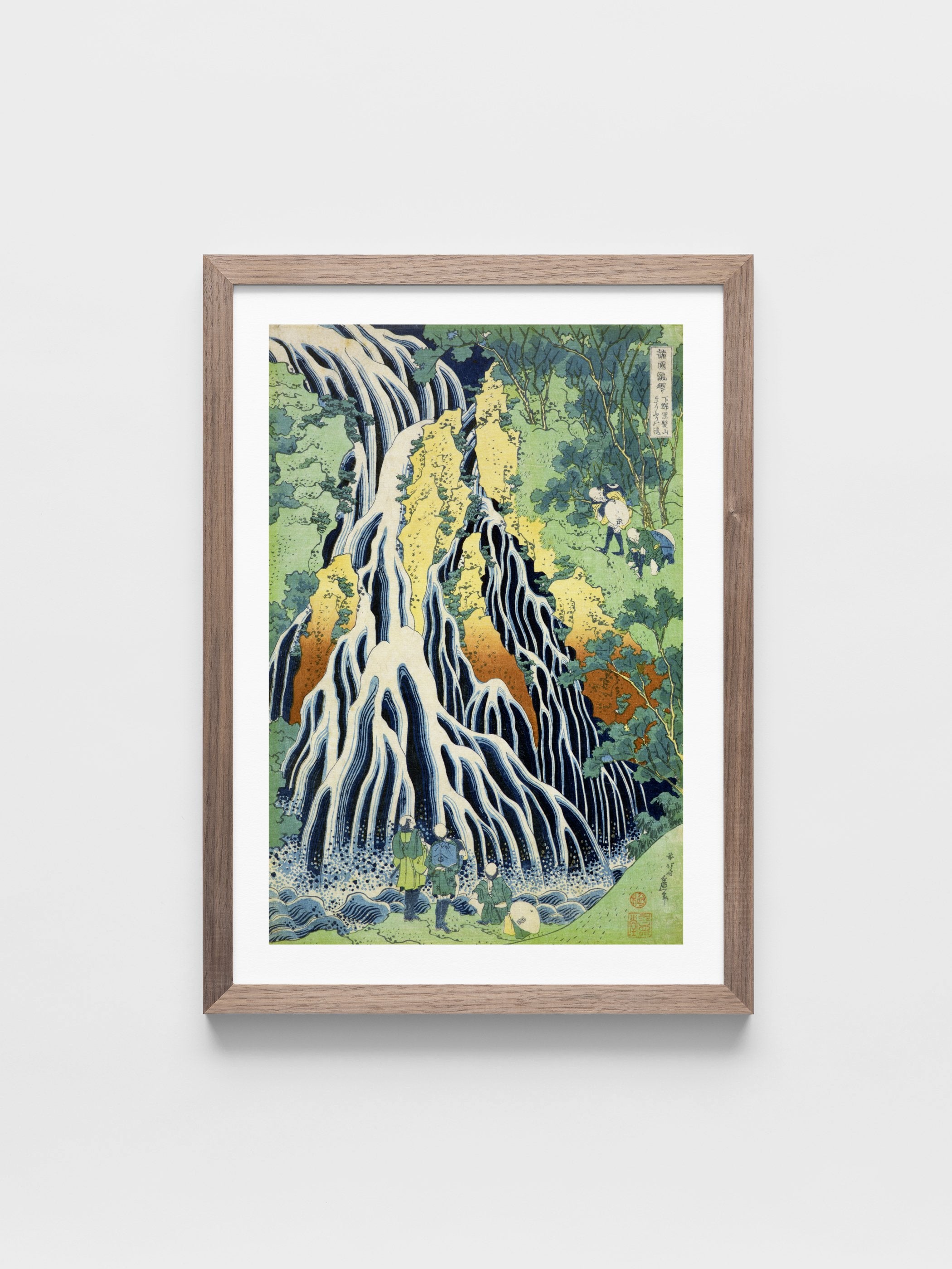 Katsushika Hokusai - Kirifura Fall in Kurokawa Mountain
