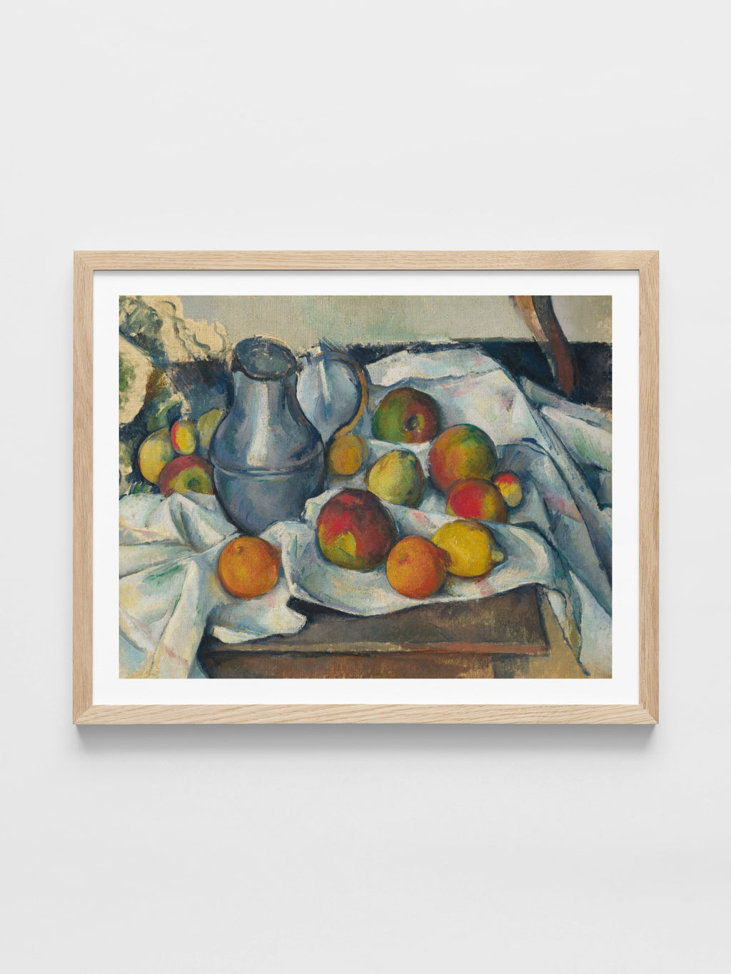 Paul Cezanne - Bouilloire et fruits