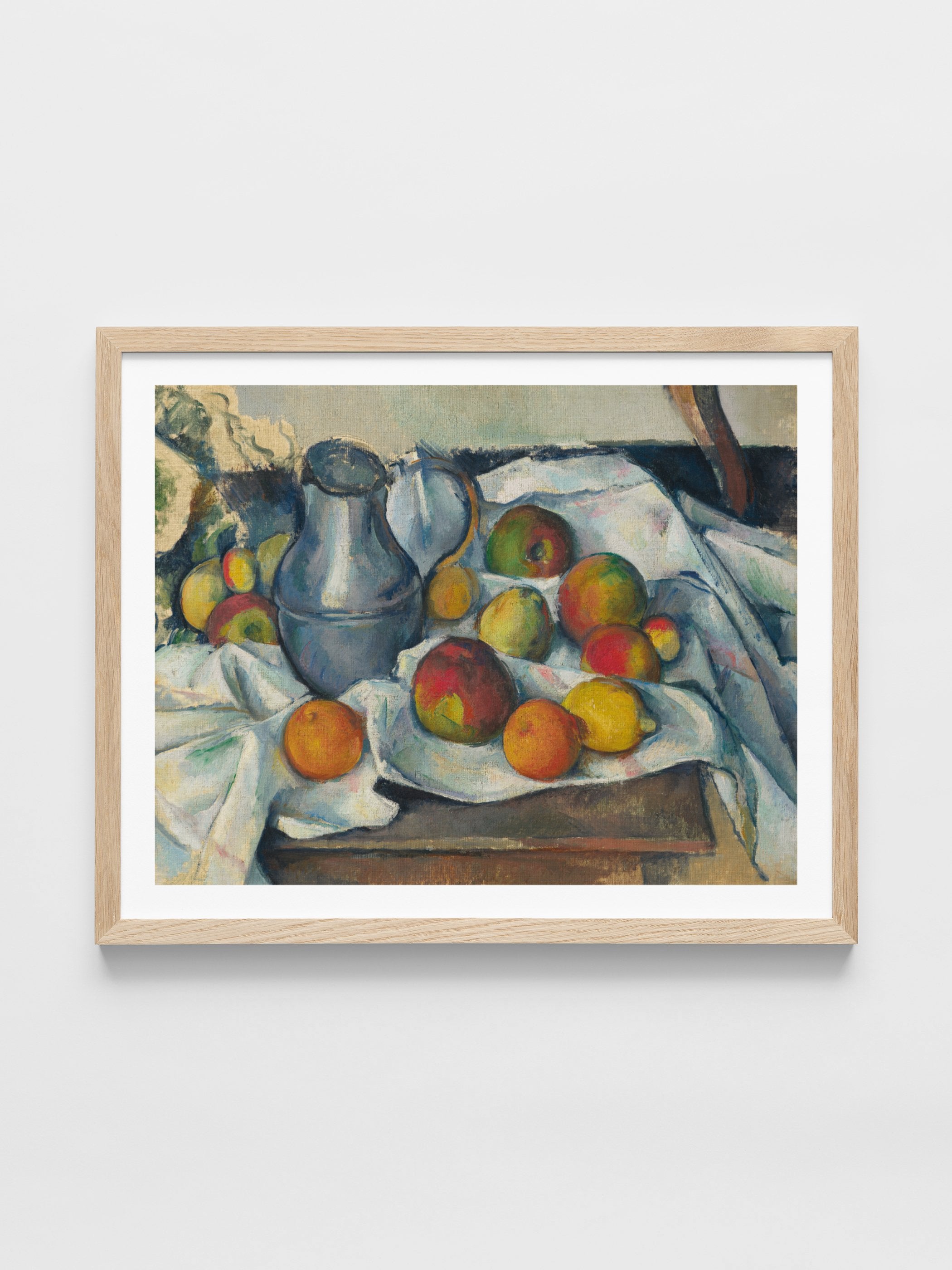 Paul Cezanne - Bouilloire et fruits