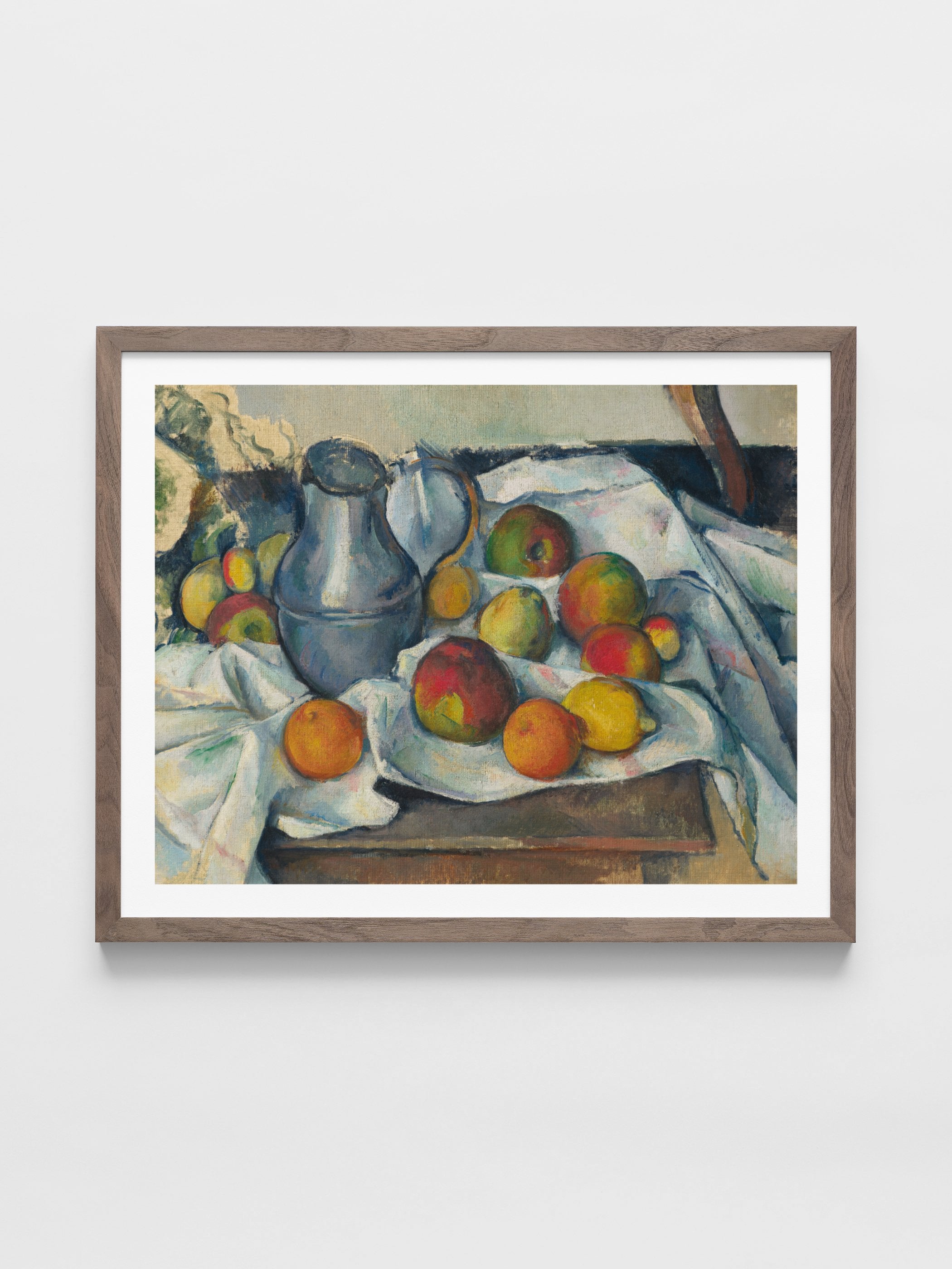Paul Cezanne - Bouilloire et fruits