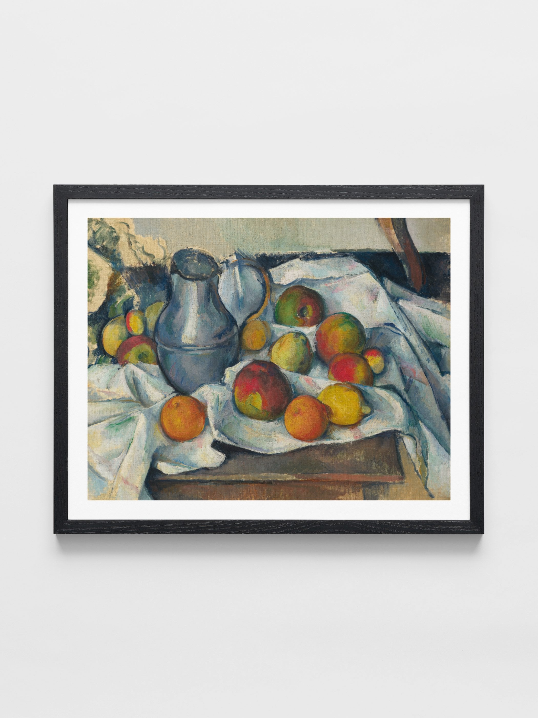 Paul Cezanne - Bouilloire et fruits