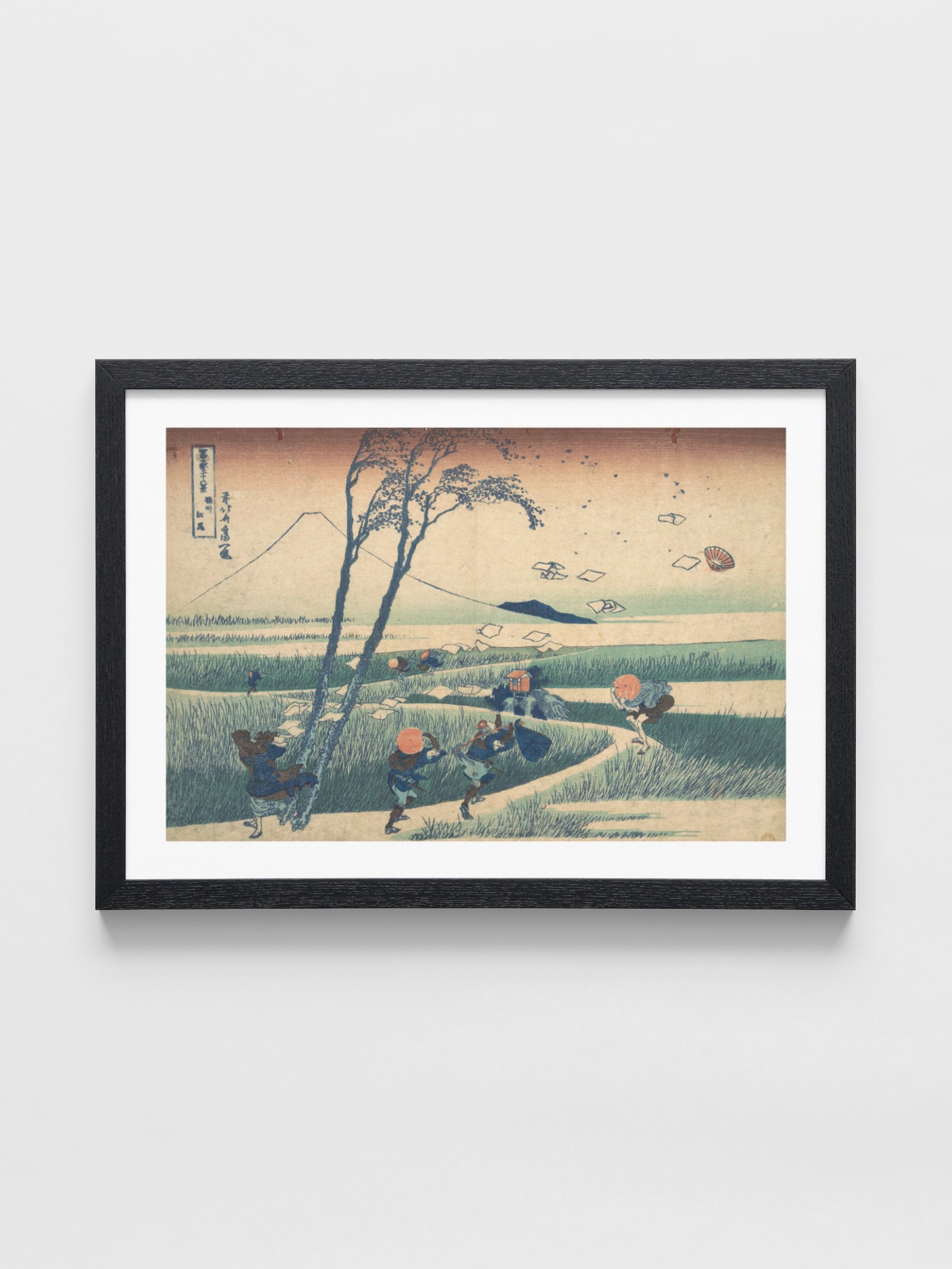 Katsushika Hokusai - View from the Other Side of Fuji from the Minobu River (Minobugawa ura Fuji)
