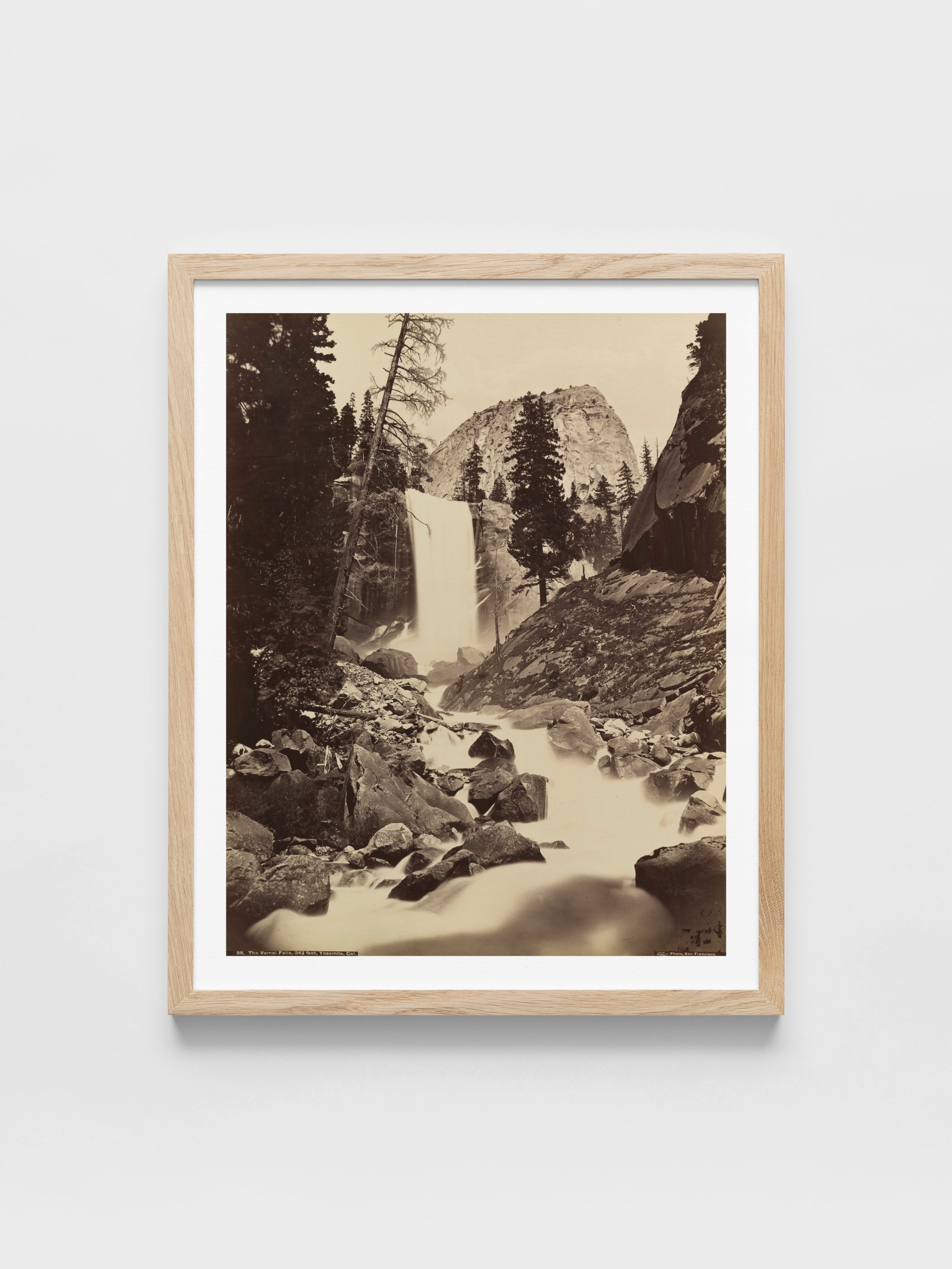 Carleton E. Watkins - Vernal Fall, Yosemite