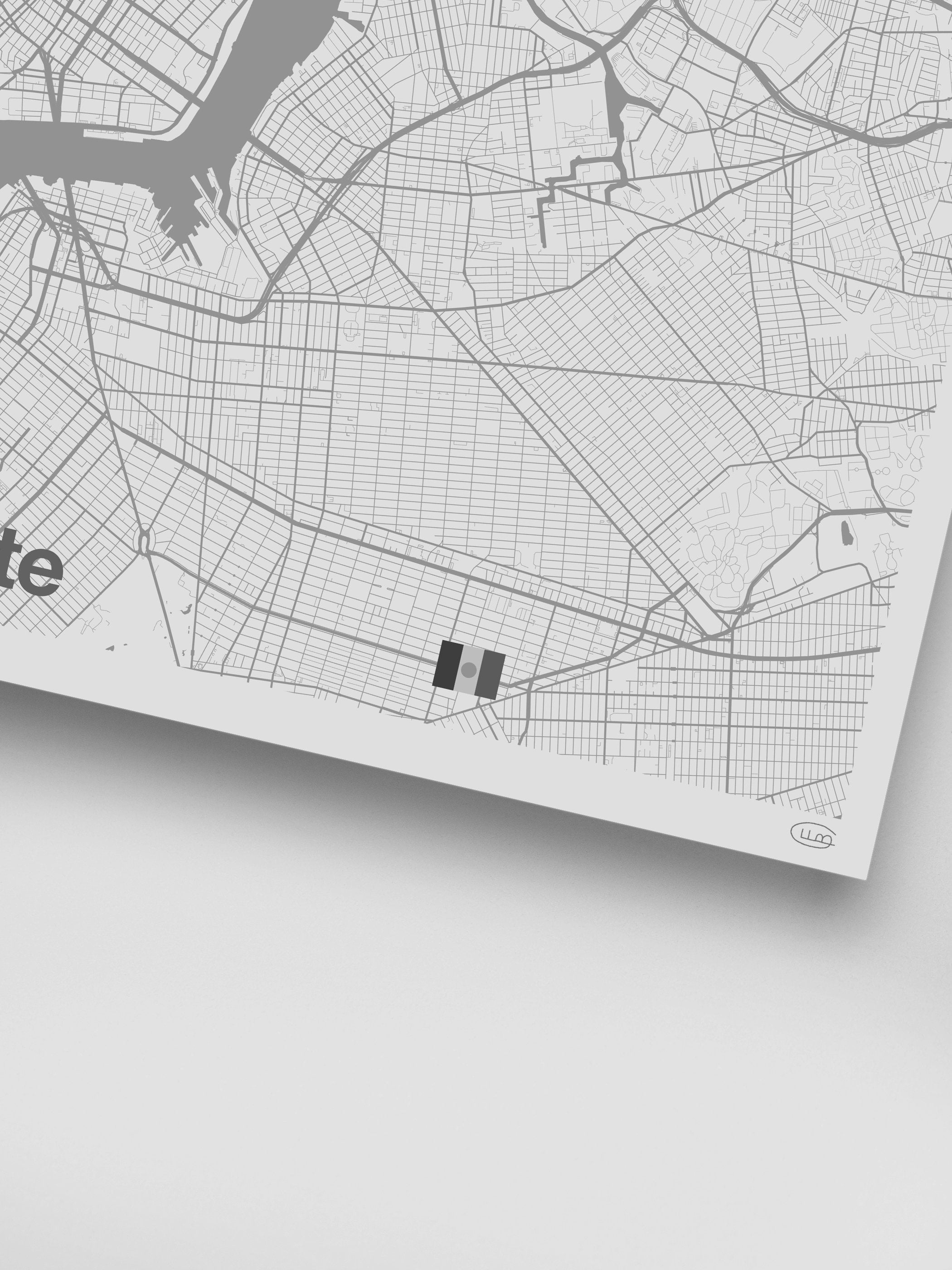 Florent Bodart - New York map
