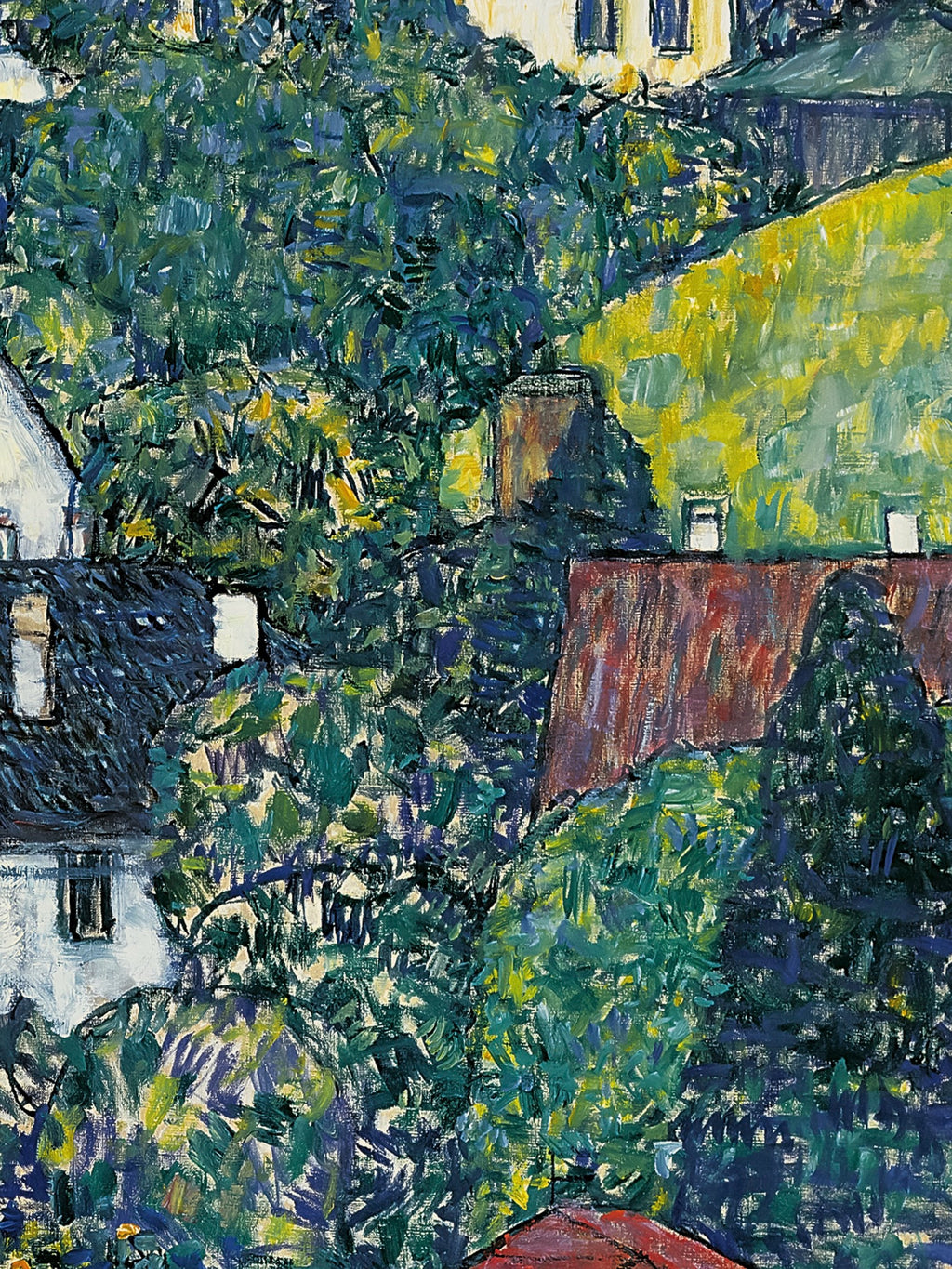 Gustav Klimt - Houses at Unterach on the Attersee
