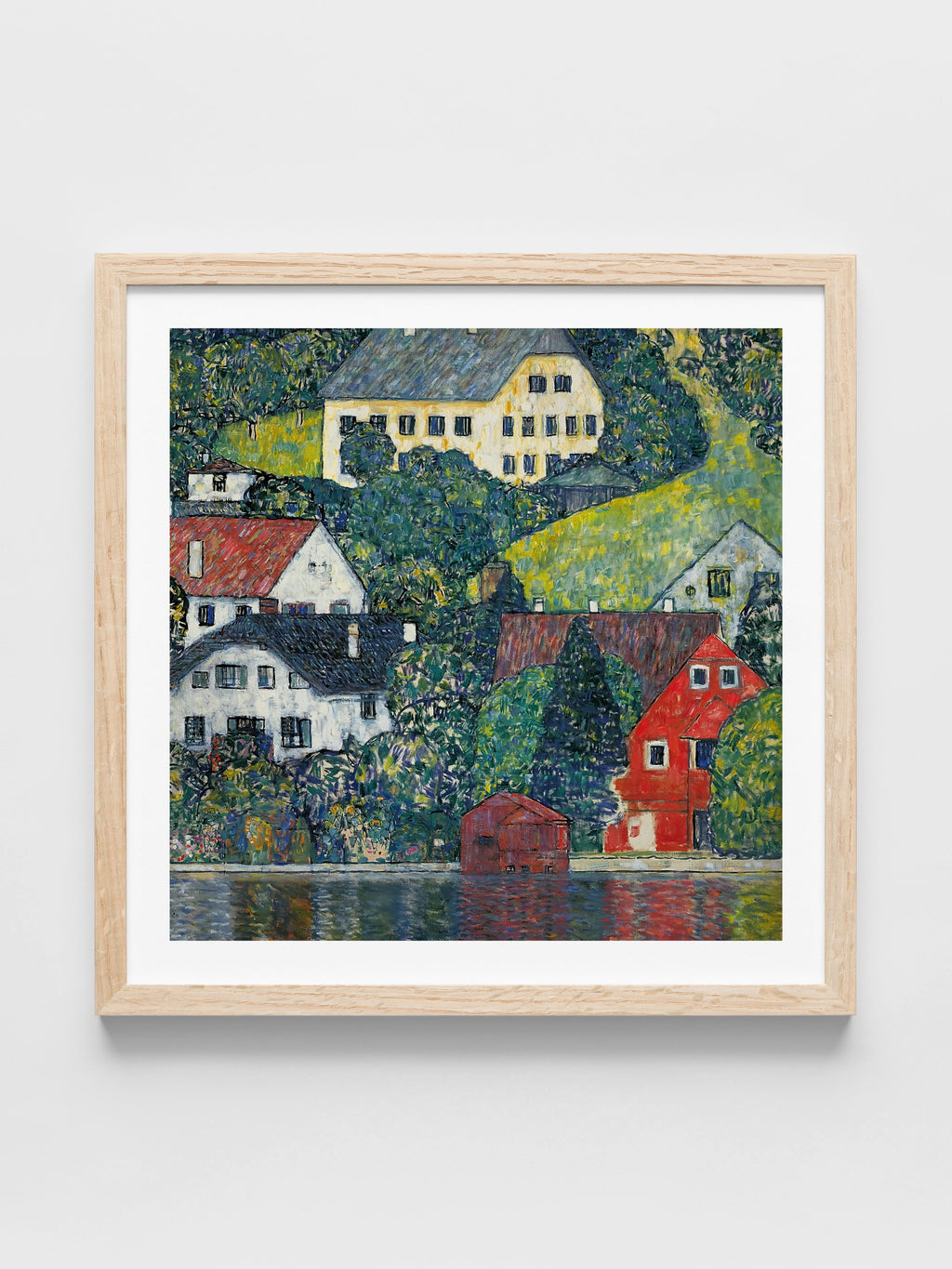Gustav Klimt - Houses at Unterach on the Attersee