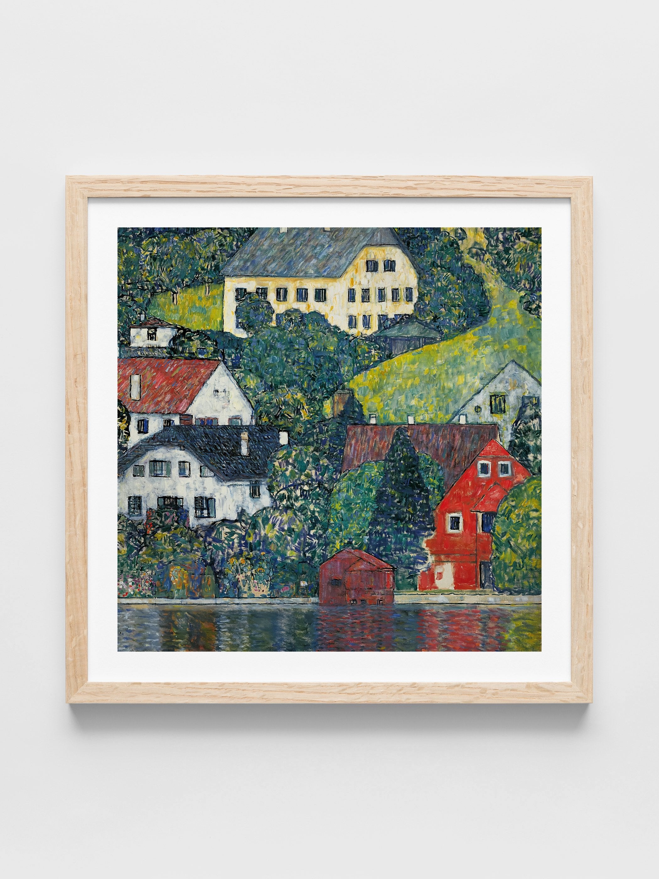 Gustav Klimt - Houses at Unterach on the Attersee