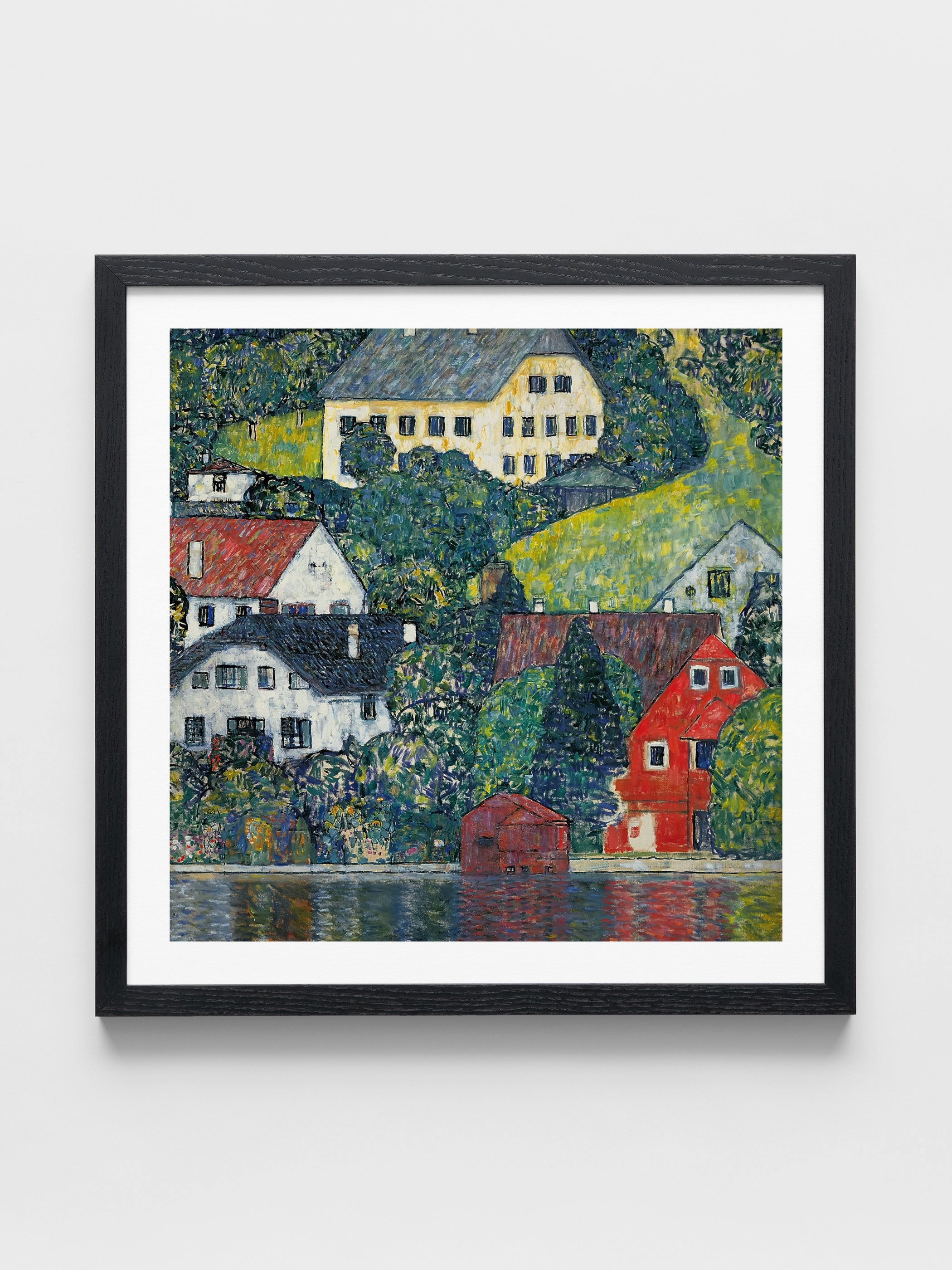 Gustav Klimt - Houses at Unterach on the Attersee