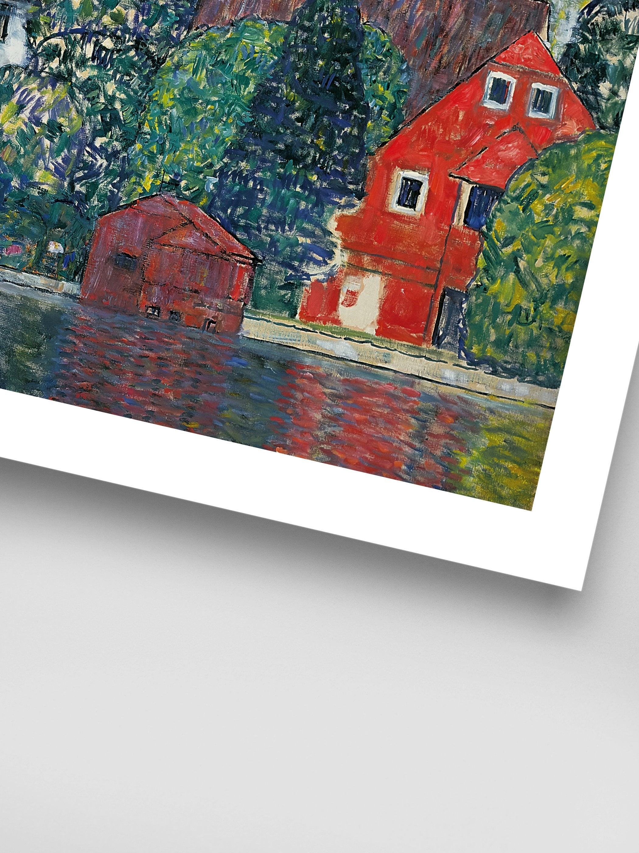 Gustav Klimt - Houses at Unterach on the Attersee